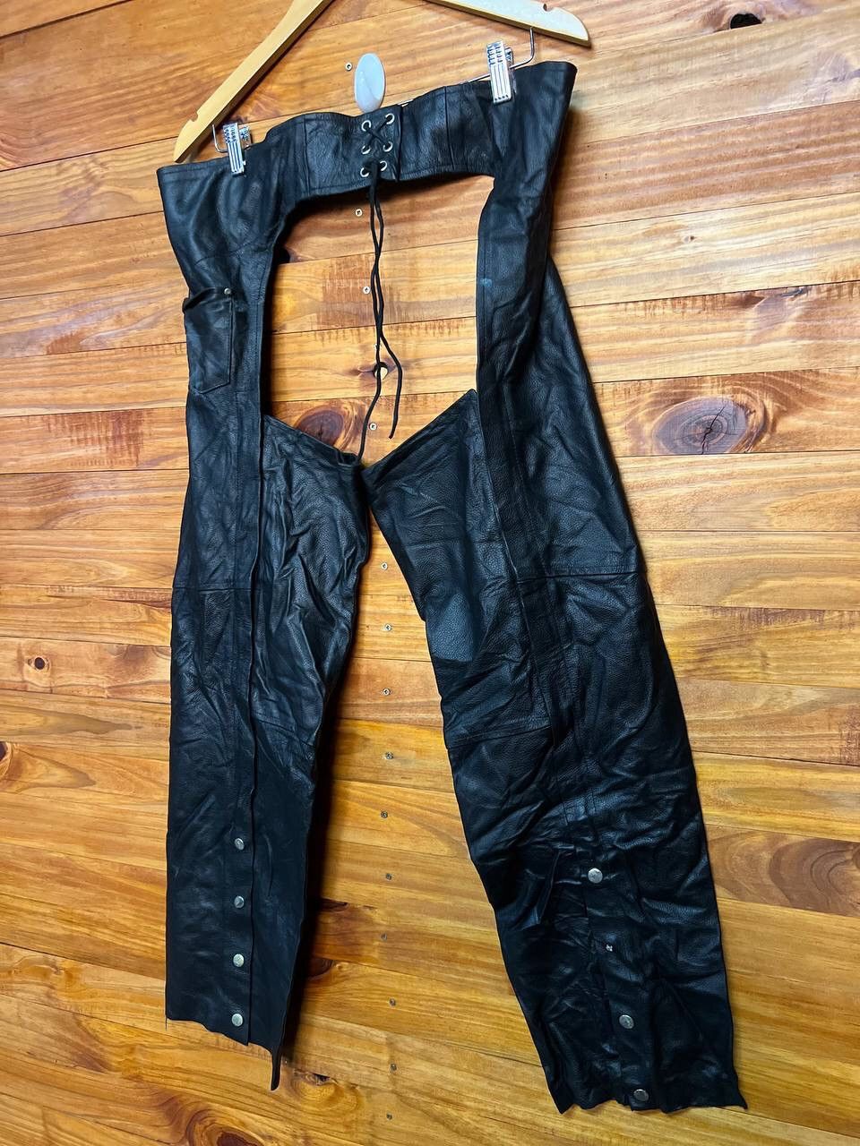Genuine Leather VINTAGE SELECT LEATHER MOTORCYCLE PANTS SIZE 34 Size US 34 / EU 50 - 3 Thumbnail