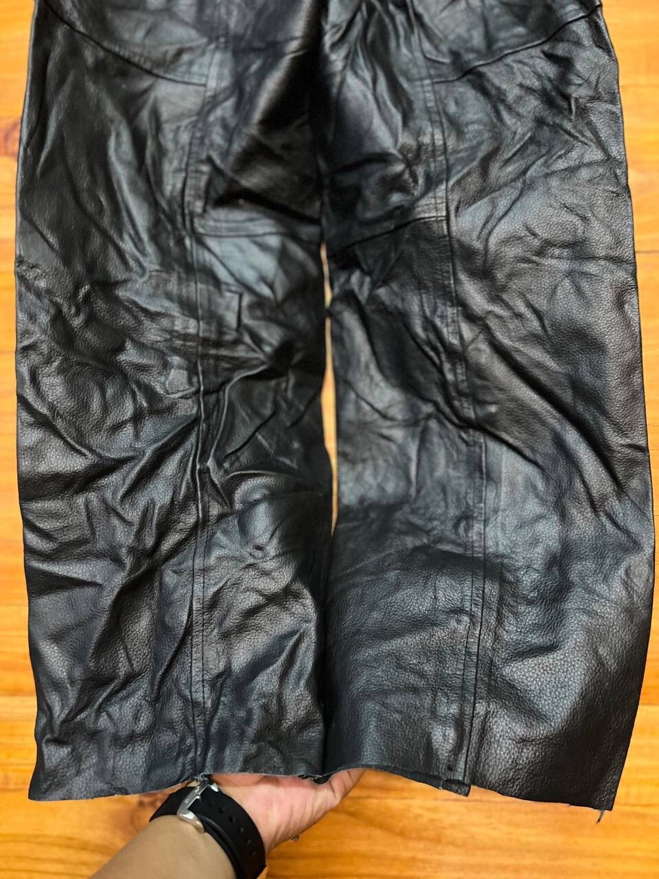 Genuine Leather VINTAGE SELECT LEATHER MOTORCYCLE PANTS SIZE 34 Size US 34 / EU 50 - 11 Thumbnail