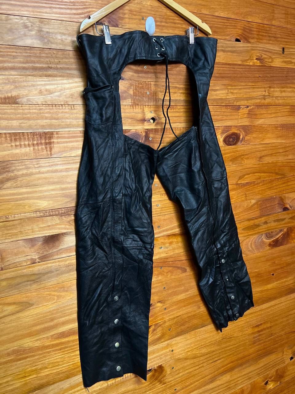 Genuine Leather VINTAGE SELECT LEATHER MOTORCYCLE PANTS SIZE 34 Size US 34 / EU 50 - 2 Thumbnail