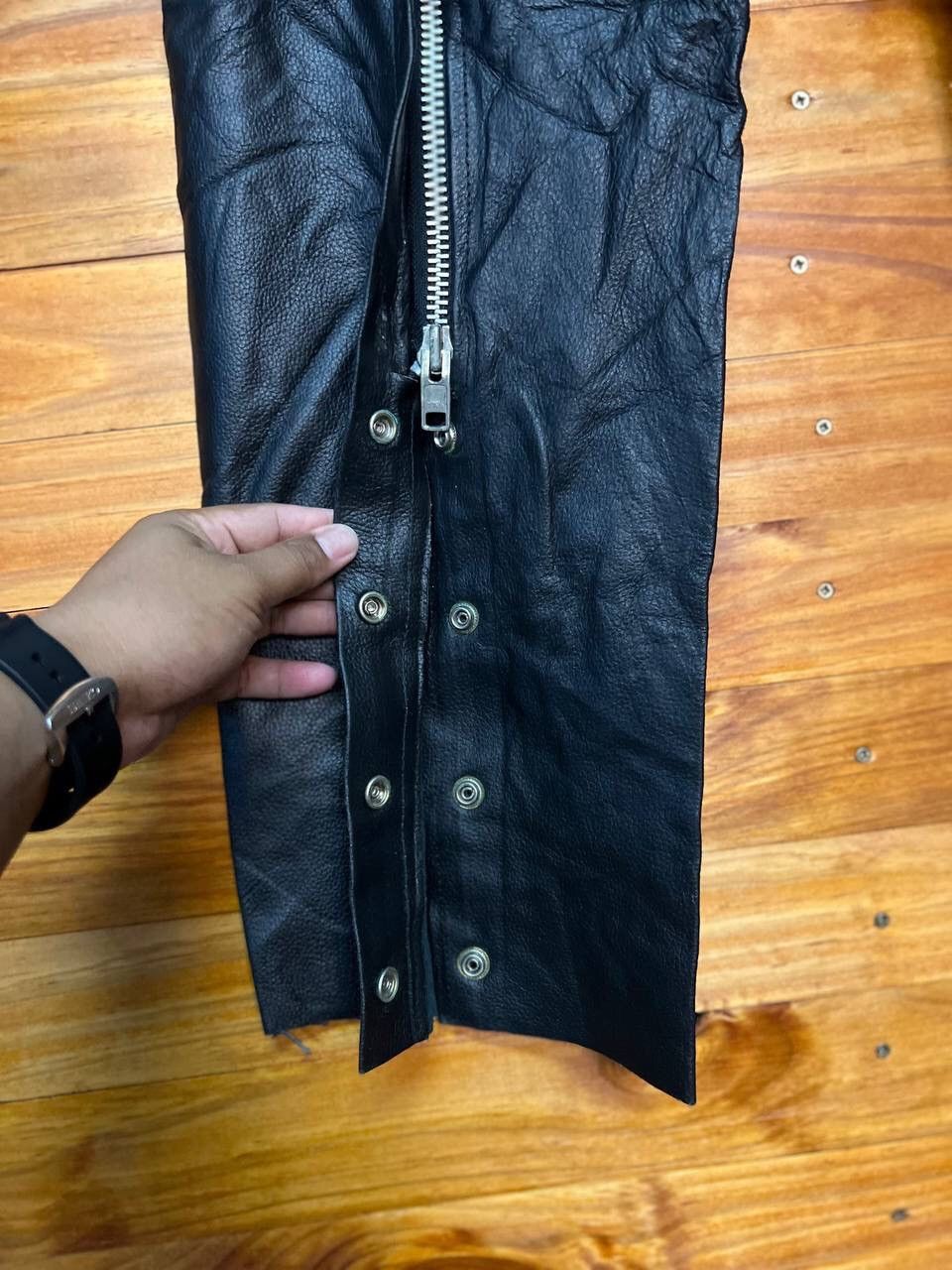 Genuine Leather VINTAGE SELECT LEATHER MOTORCYCLE PANTS SIZE 34 Size US 34 / EU 50 - 7 Thumbnail