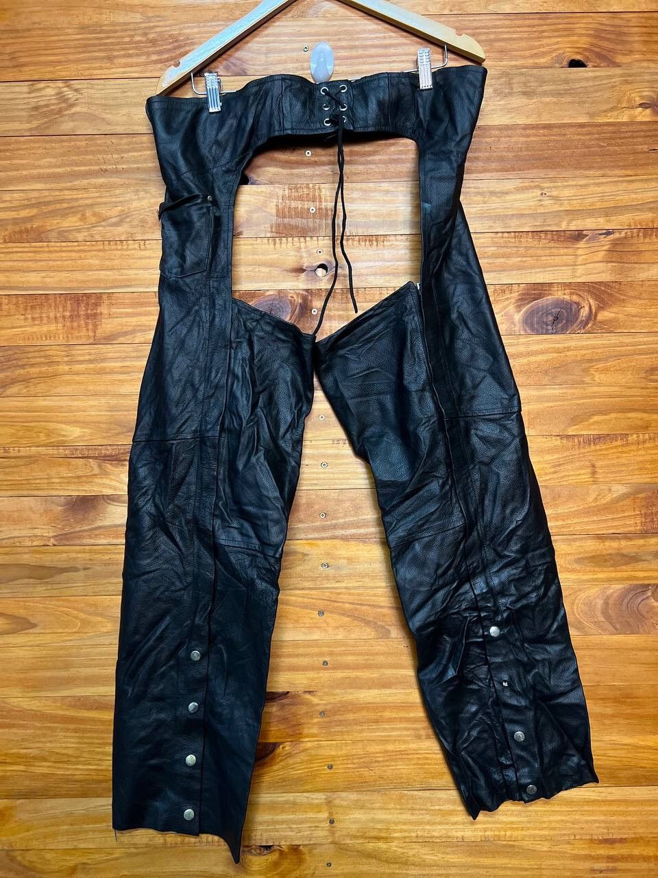Genuine Leather VINTAGE SELECT LEATHER MOTORCYCLE PANTS SIZE 34 Size US 34 / EU 50 - 1 Thumbnail