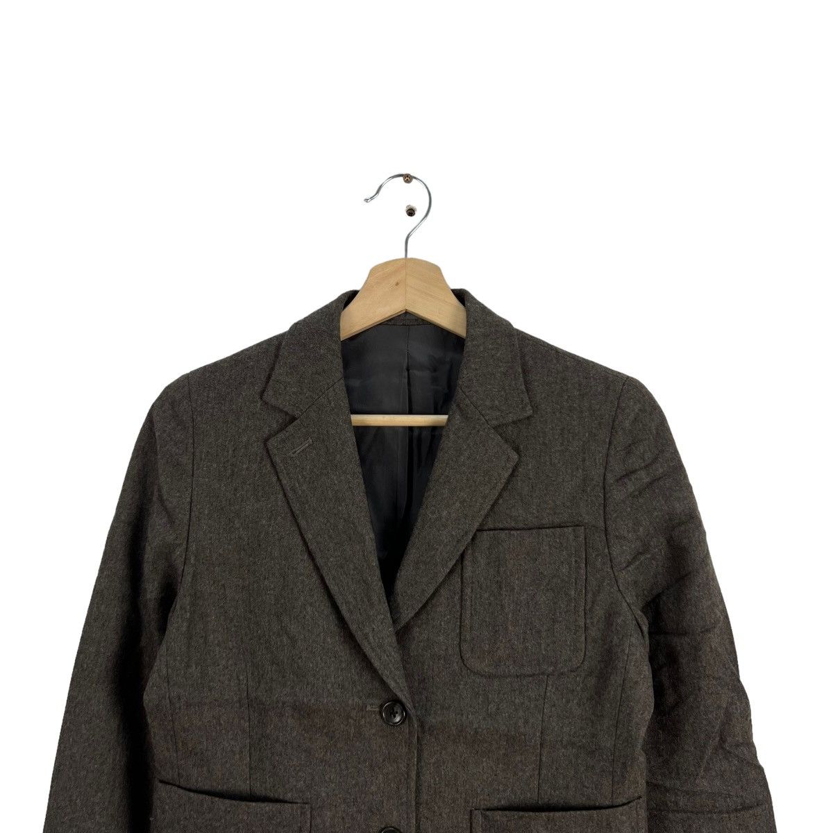 Margaret Howell RICH BROWN CROPPED COATS JACKET MARGARET HOWELL Size S / US 4 / IT 40 - 3 Thumbnail