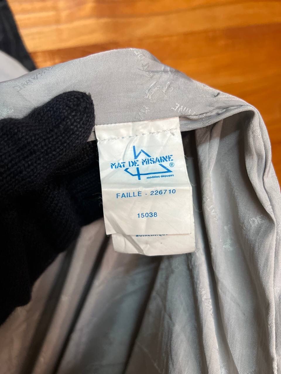 Japanese Brand MAT DE MISAINE JACKET Size US S / EU 44-46 / 1 - 11 Thumbnail