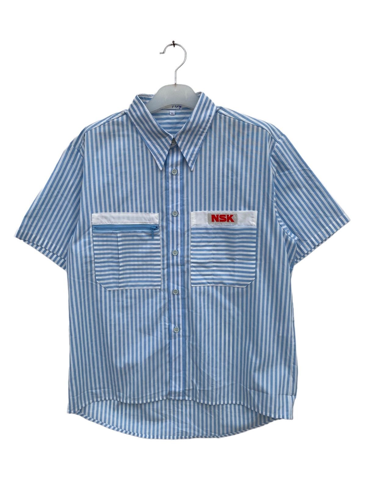 Vintage Vintage Nsk Worker Shirt Size US XL / EU 56 / 4 - 1 Thumbnail