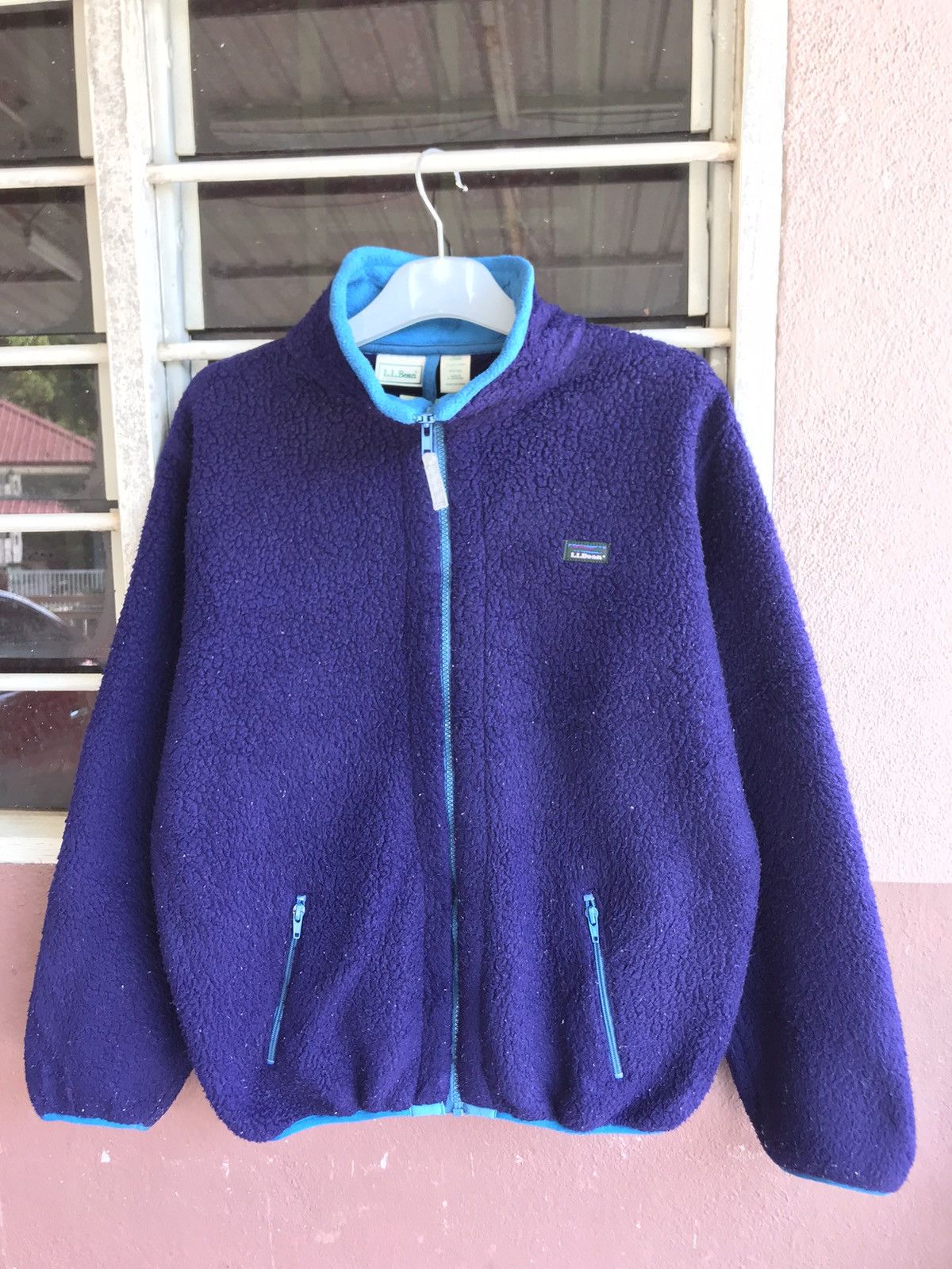 L.L. Bean Vintage LL Bean Fleece Jacket Size US L / EU 52-54 / 3 - 1 Thumbnail