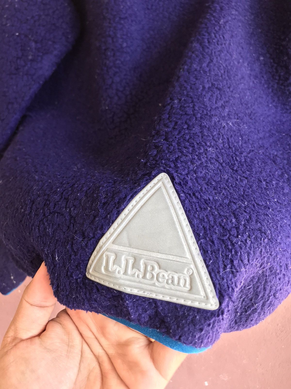 L.L. Bean Vintage LL Bean Fleece Jacket Size US L / EU 52-54 / 3 - 3 Thumbnail