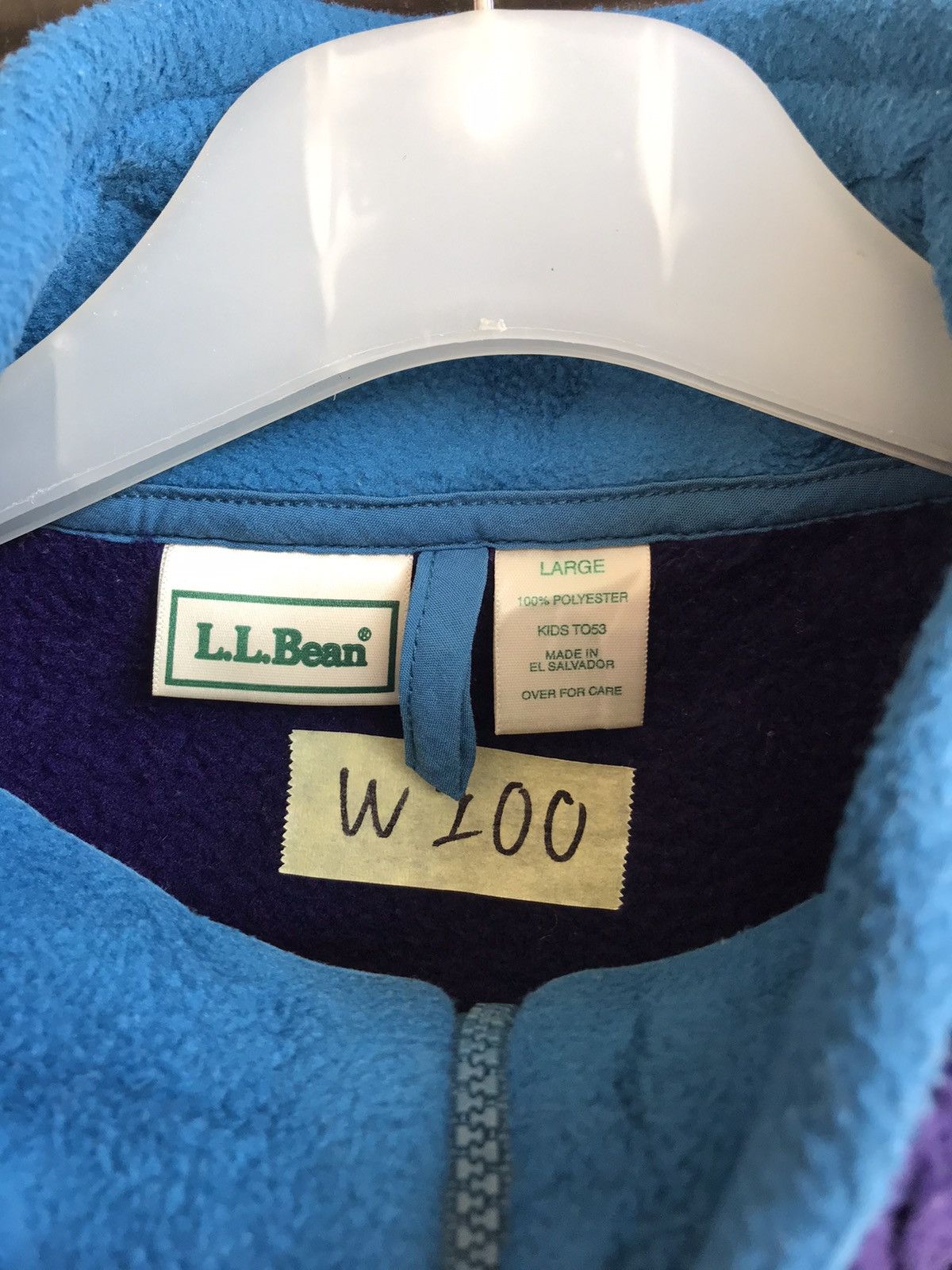 L.L. Bean Vintage LL Bean Fleece Jacket Size US L / EU 52-54 / 3 - 6 Thumbnail