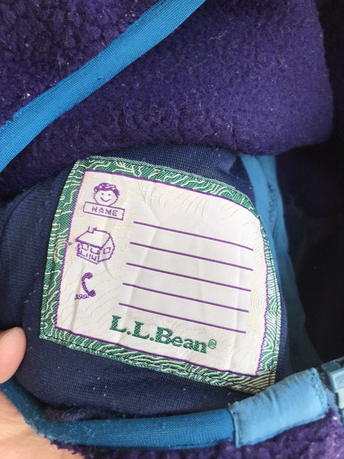L.L. Bean Vintage LL Bean Fleece Jacket Size US L / EU 52-54 / 3 - 4 Thumbnail
