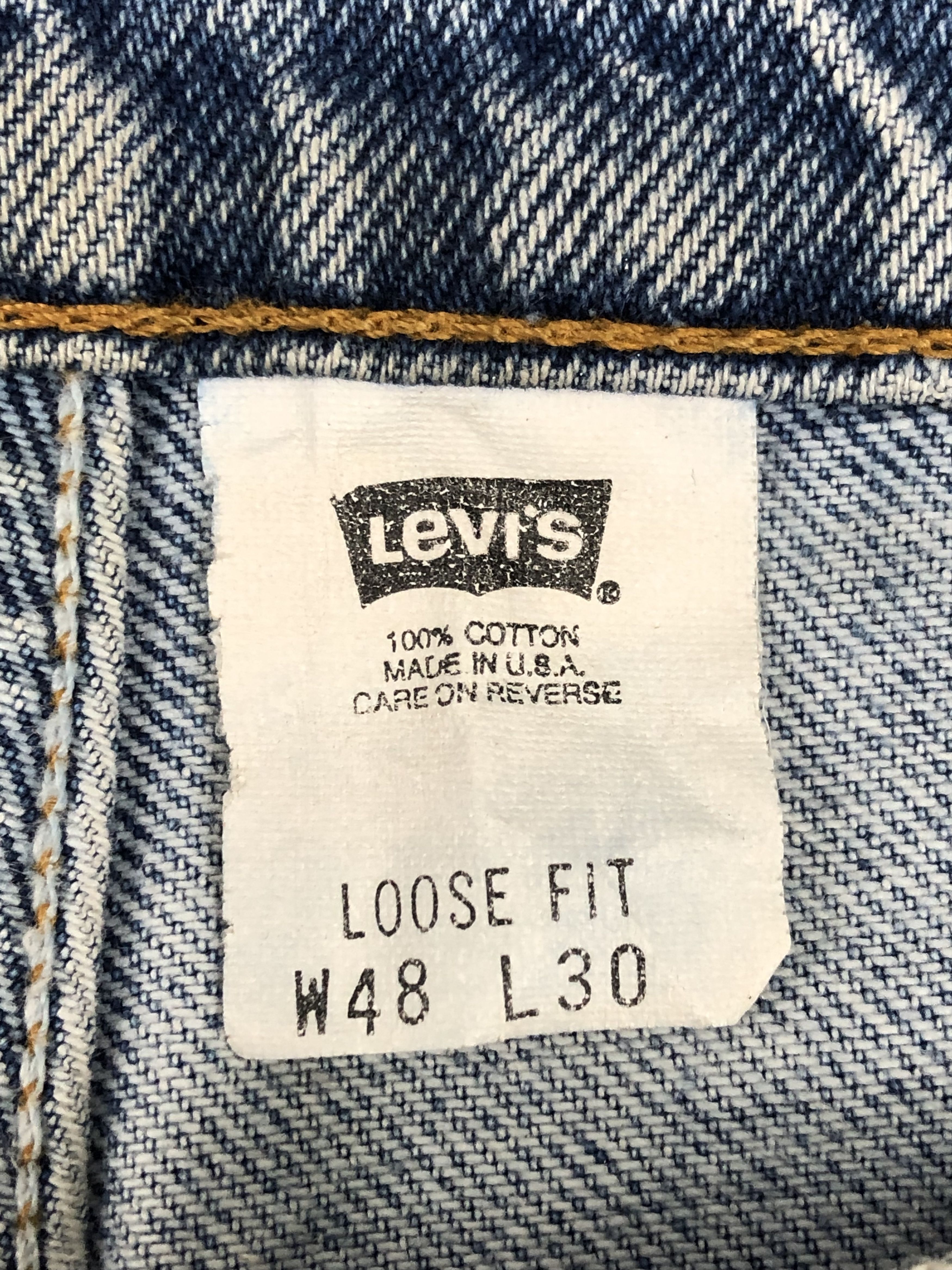 Levi's × Vintage Vintage 90s Levis 545 Faded Blue Jeans Size US 44 / EU 60 - 7 Thumbnail