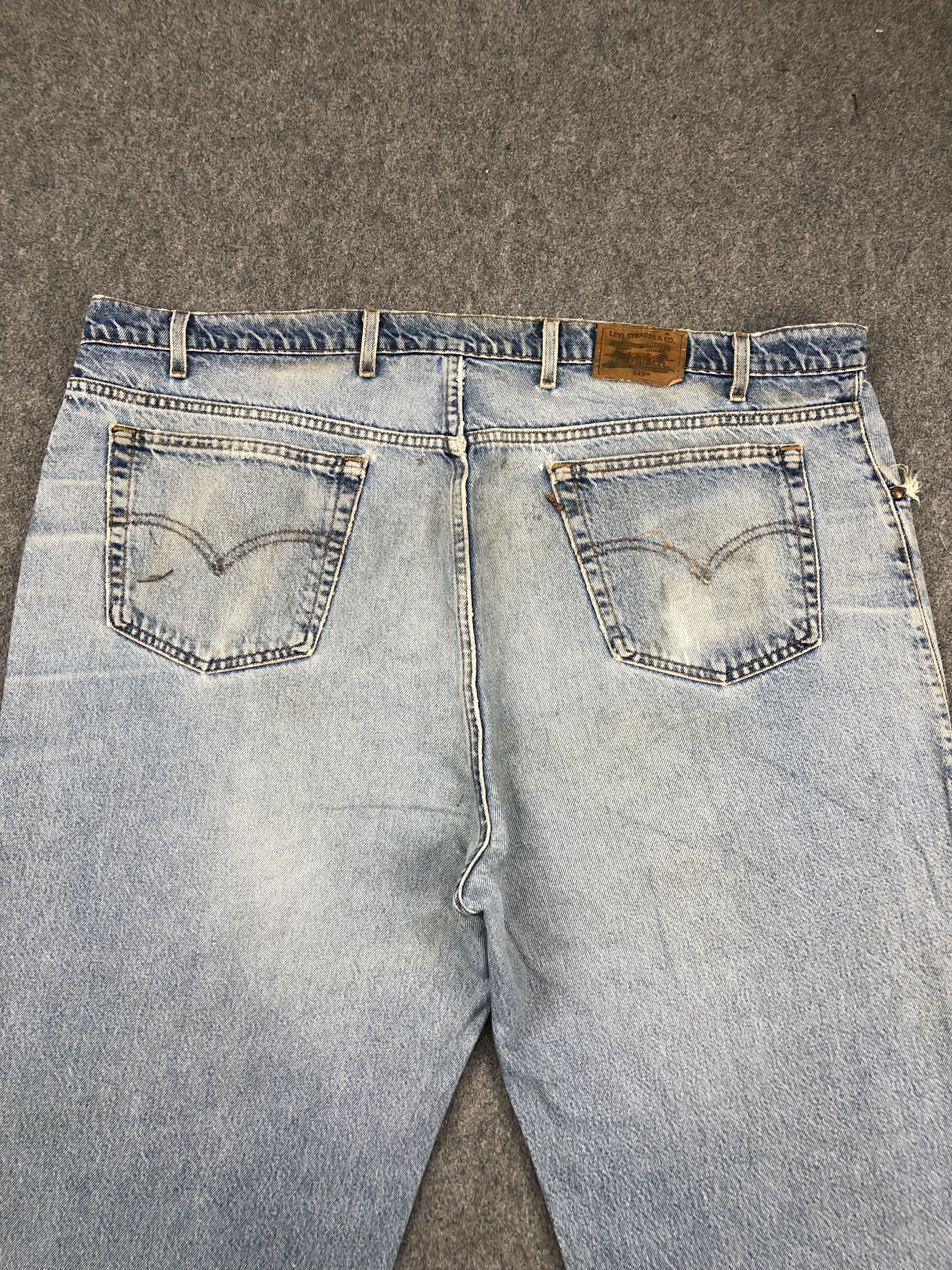 Levi's × Vintage Vintage 90s Levis 545 Faded Blue Jeans Size US 44 / EU 60 - 3 Thumbnail