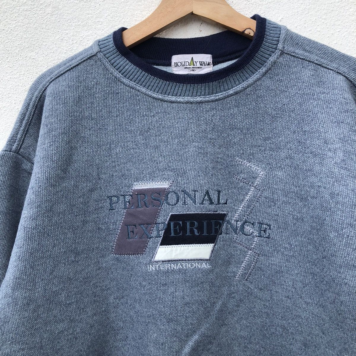 Japanese Brand PERSONAL EXPERIENCE INTERNATIONAL BIG LOGO EMBROIDERED Size US M / EU 48-50 / 2 - 3 Thumbnail