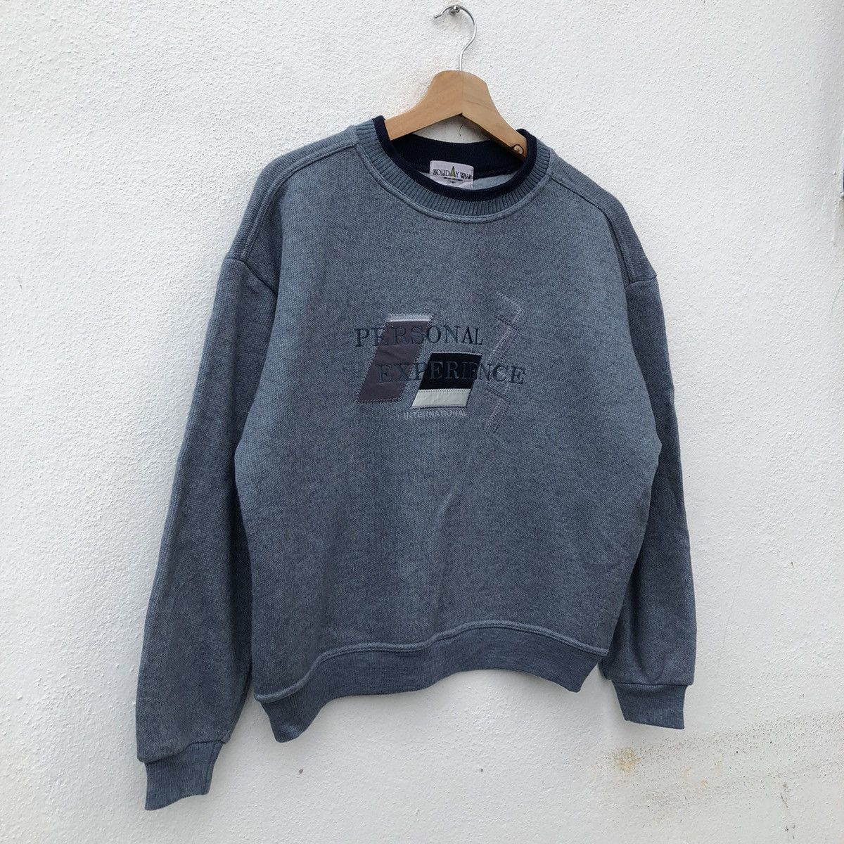 Japanese Brand PERSONAL EXPERIENCE INTERNATIONAL BIG LOGO EMBROIDERED Size US M / EU 48-50 / 2 - 2 Thumbnail