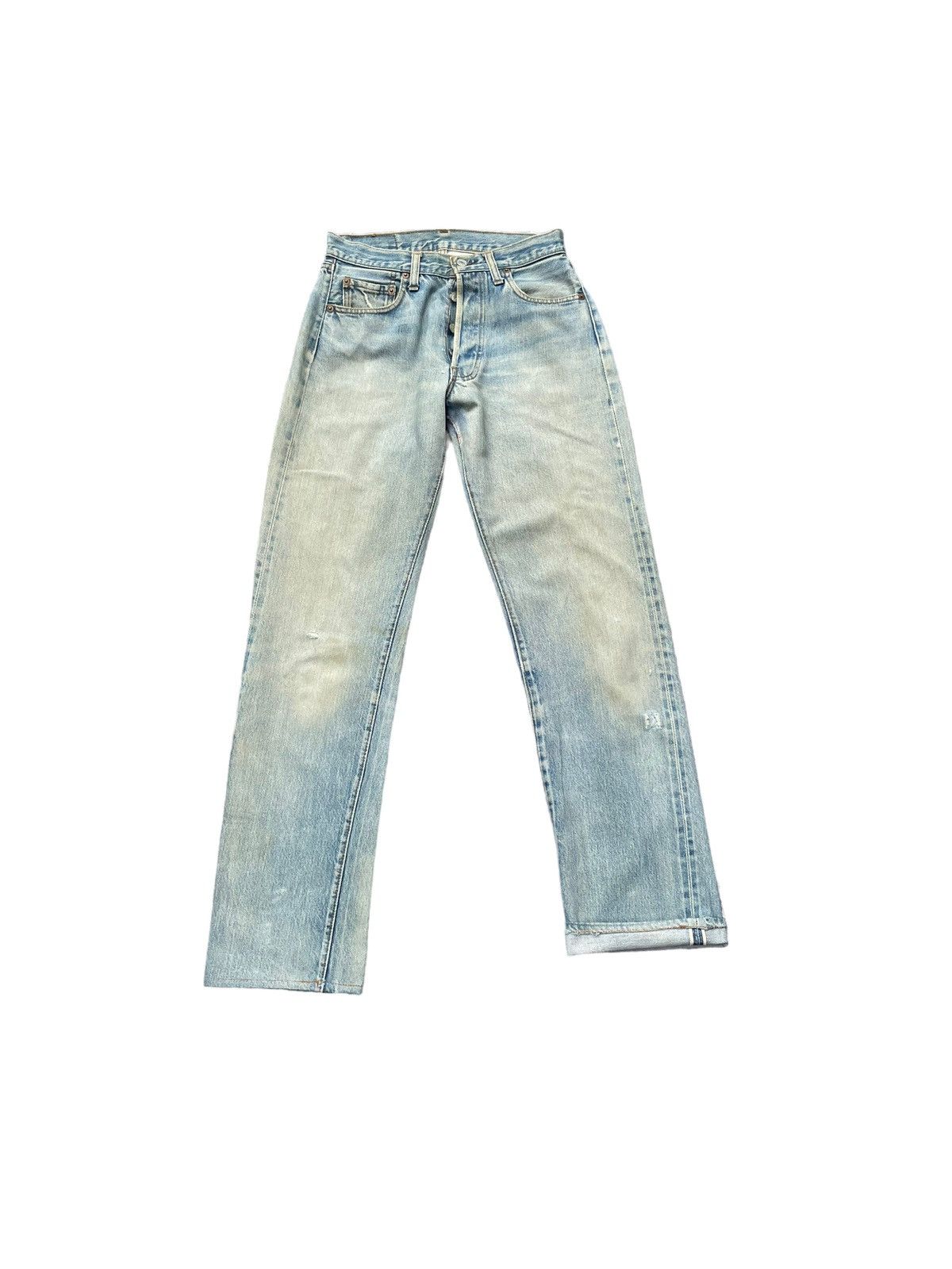 Levi's Vintage 1980 Levis 501 e Selvedge Distresed Denim Size US 28 / EU 44 - 1 Thumbnail