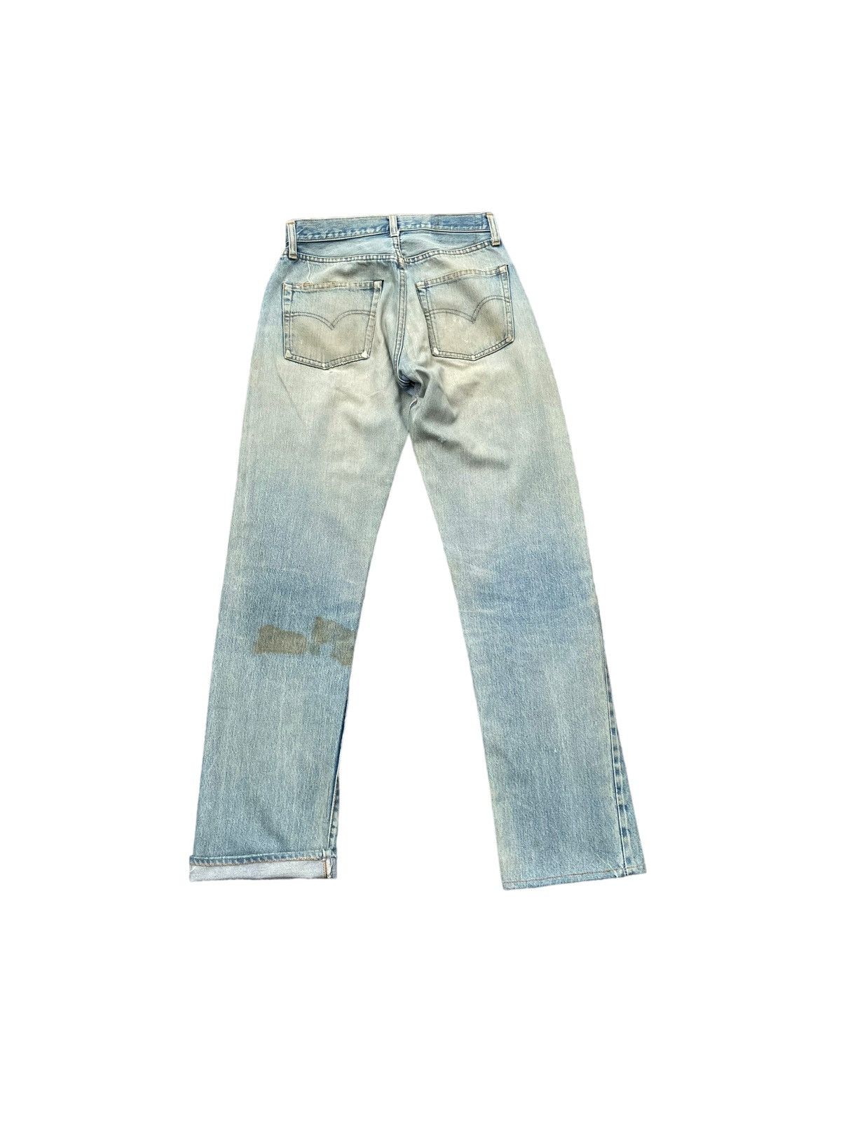 Levi's Vintage 1980 Levis 501 e Selvedge Distresed Denim Size US 28 / EU 44 - 8 Thumbnail