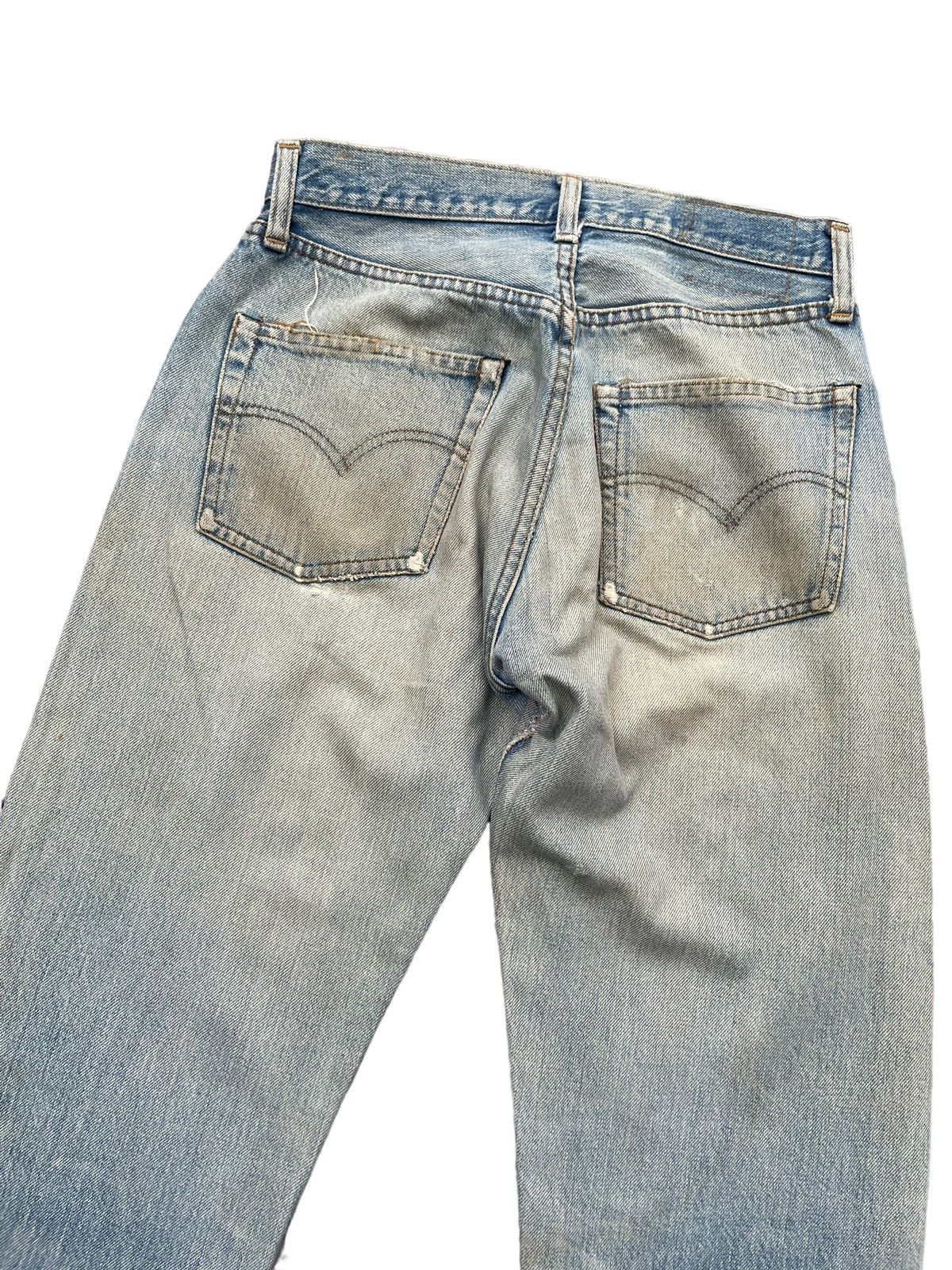 Levi's Vintage 1980 Levis 501 e Selvedge Distresed Denim Size US 28 / EU 44 - 10 Thumbnail