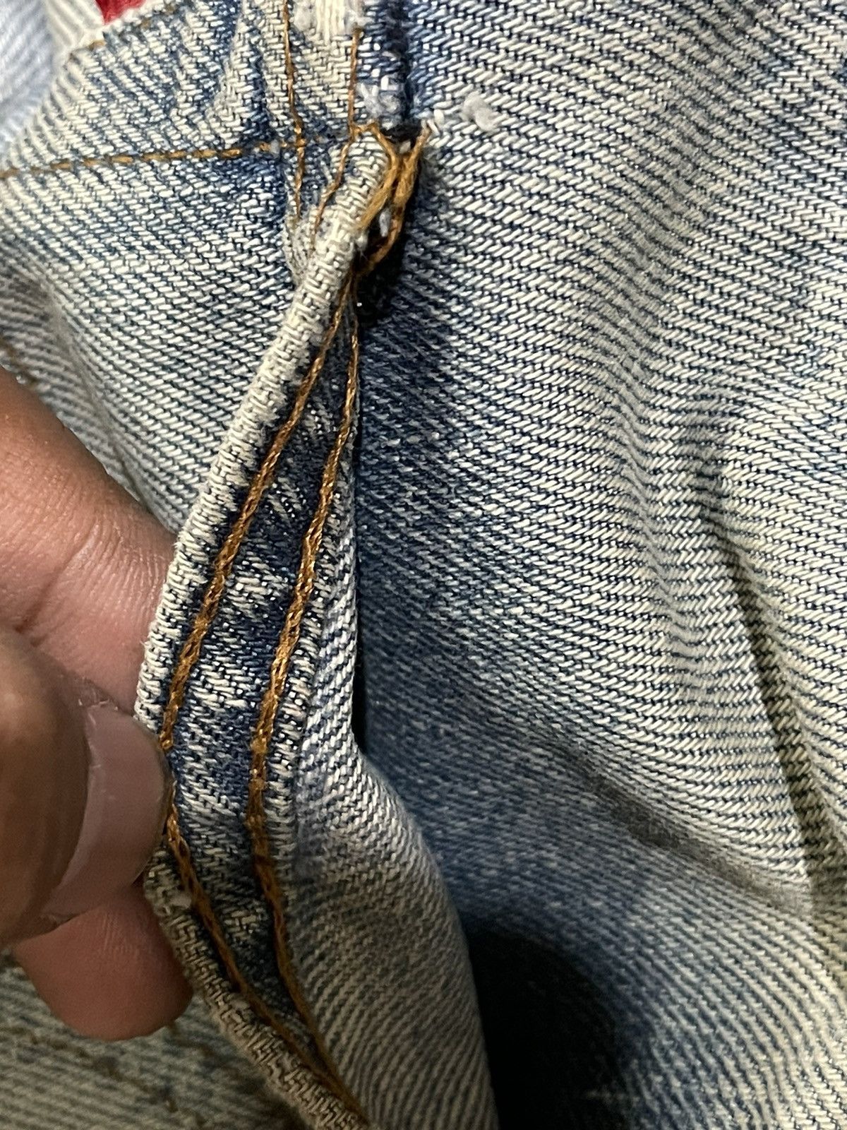 Levi's Vintage 1980 Levis 501 e Selvedge Distresed Denim Size US 28 / EU 44 - 13 Thumbnail