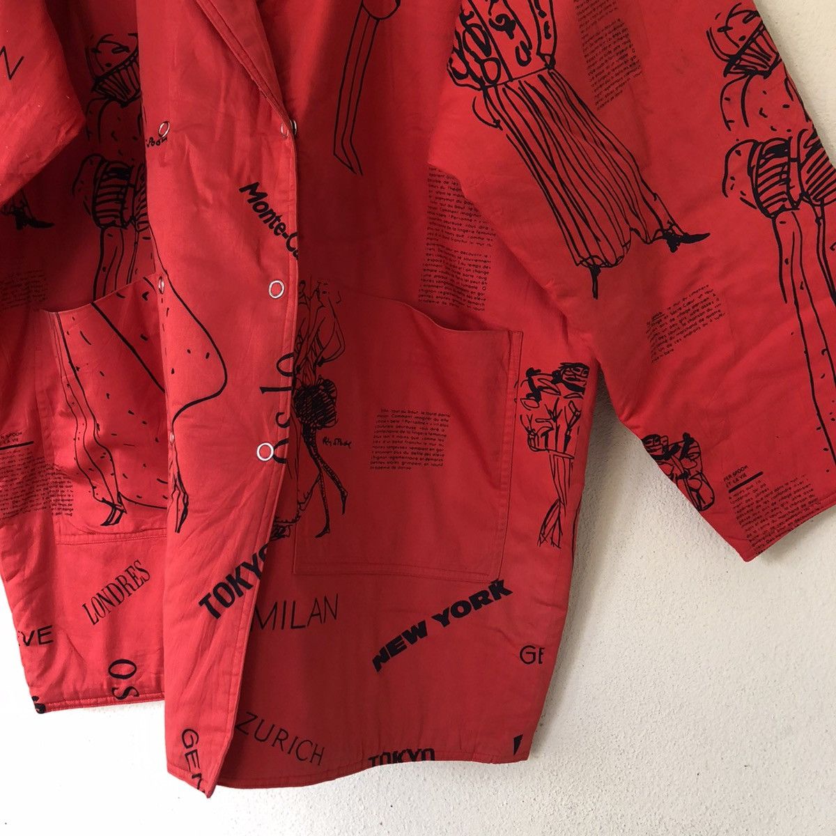 Japanese Brand PER SPOOK PARIS FULL PRINT JACKET Size US L / EU 52-54 / 3 - 7 Thumbnail