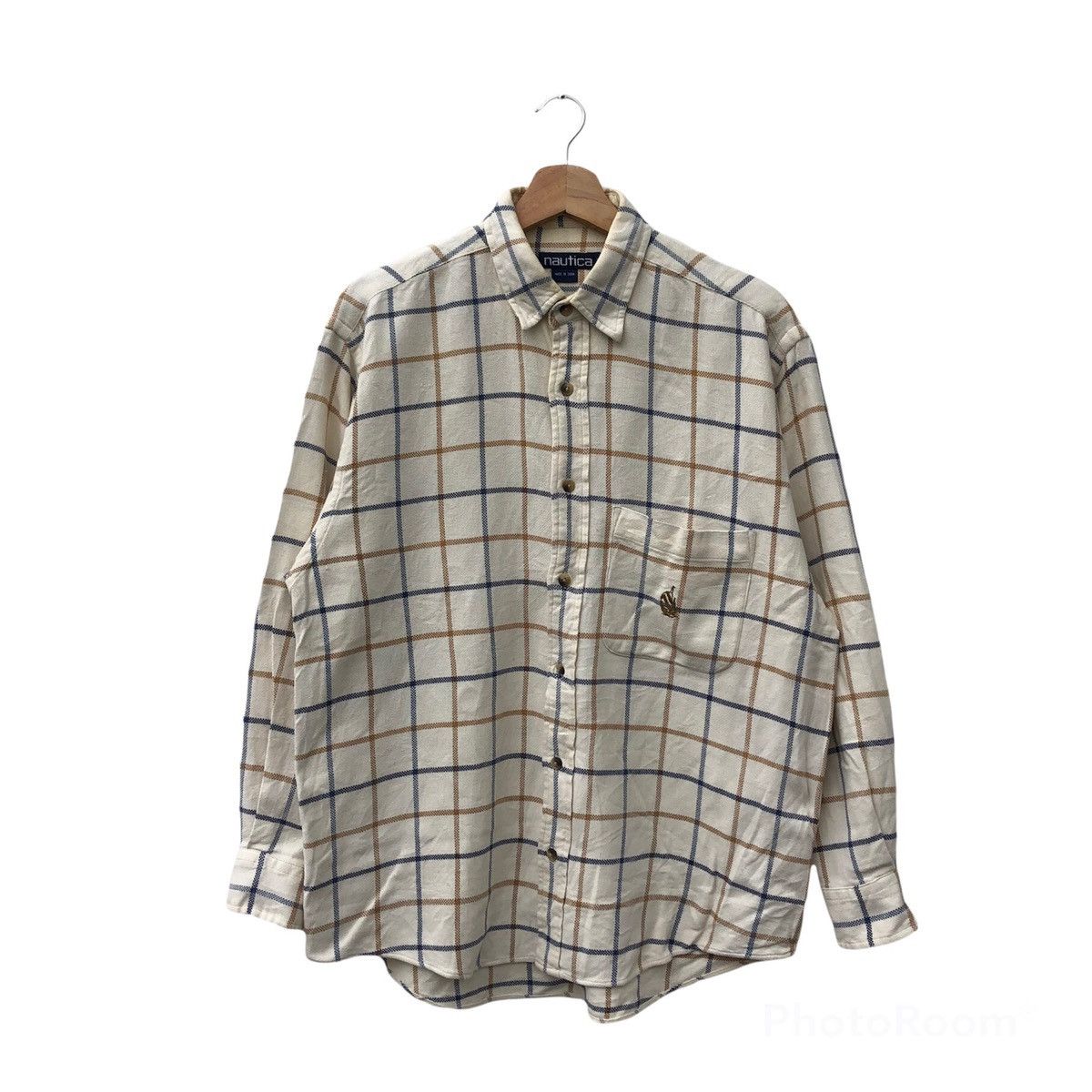Japanese Brand NAUTICA SHIRT BUTTON UPS TARTAN DESIGN Size US M / EU 48-50 / 2 - 1 Thumbnail
