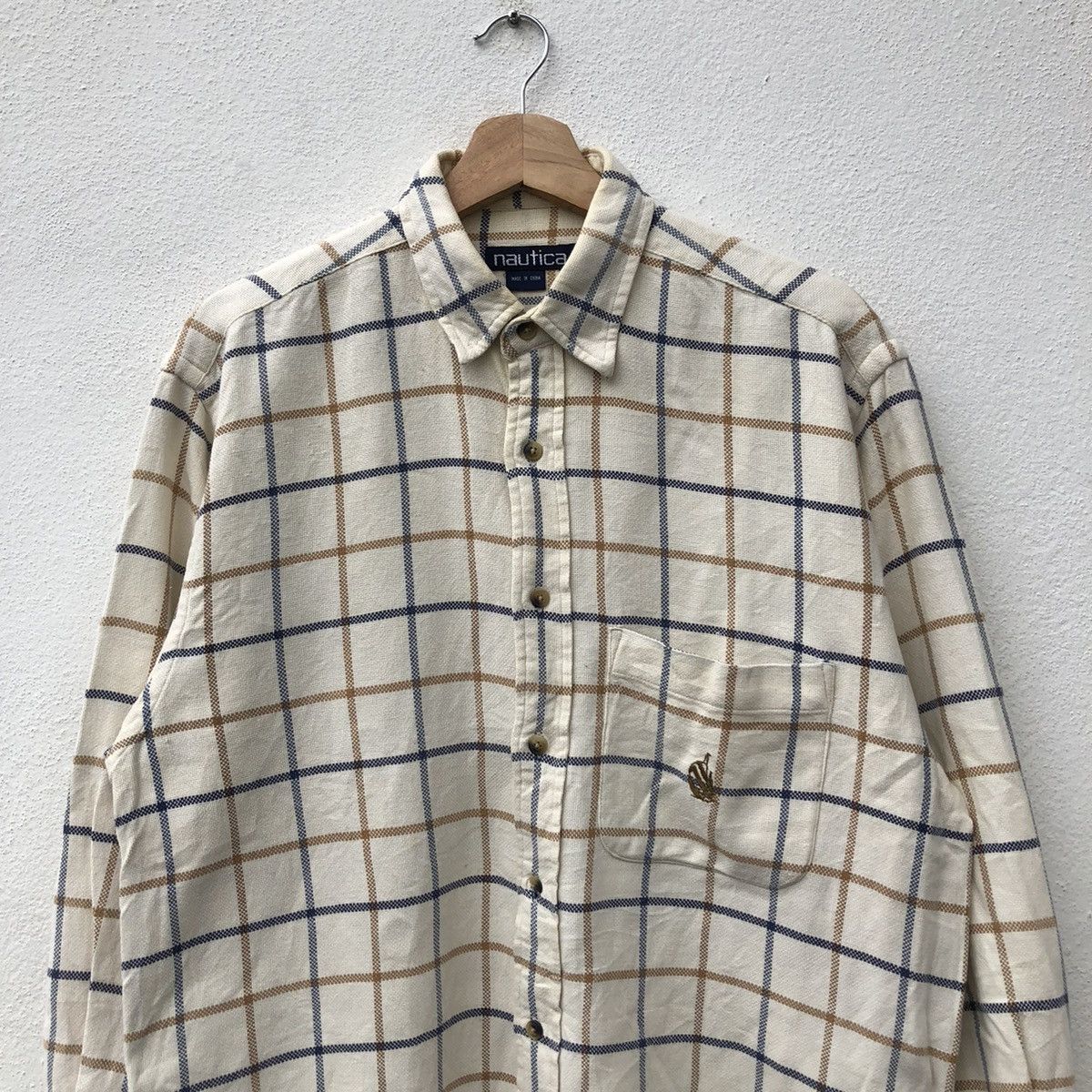Japanese Brand NAUTICA SHIRT BUTTON UPS TARTAN DESIGN Size US M / EU 48-50 / 2 - 3 Thumbnail