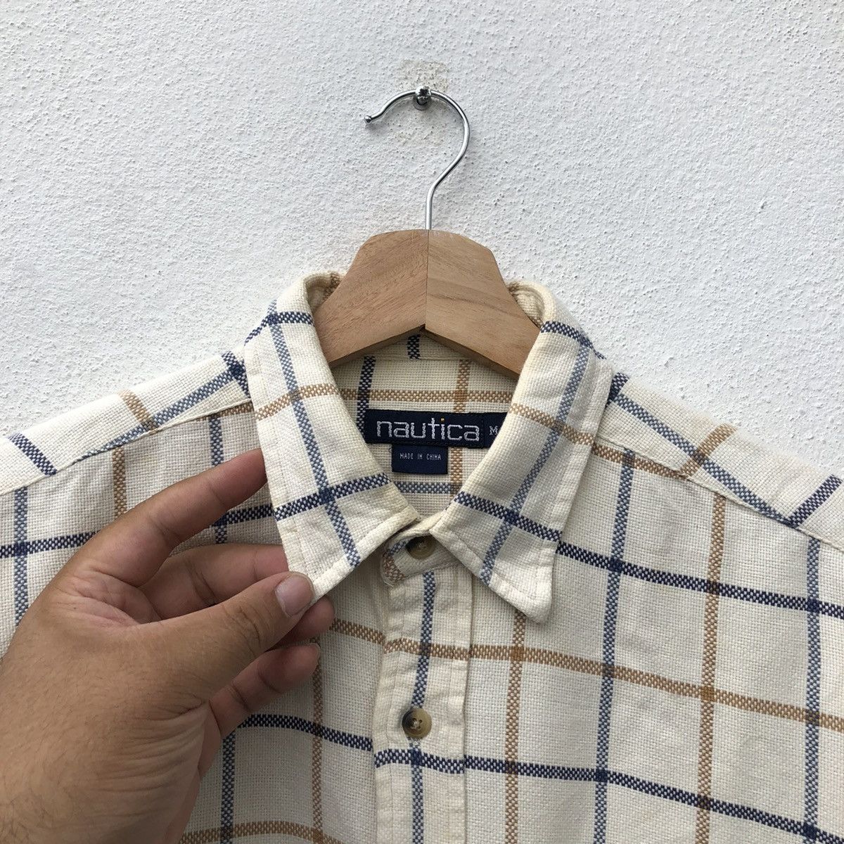 Japanese Brand NAUTICA SHIRT BUTTON UPS TARTAN DESIGN Size US M / EU 48-50 / 2 - 6 Thumbnail