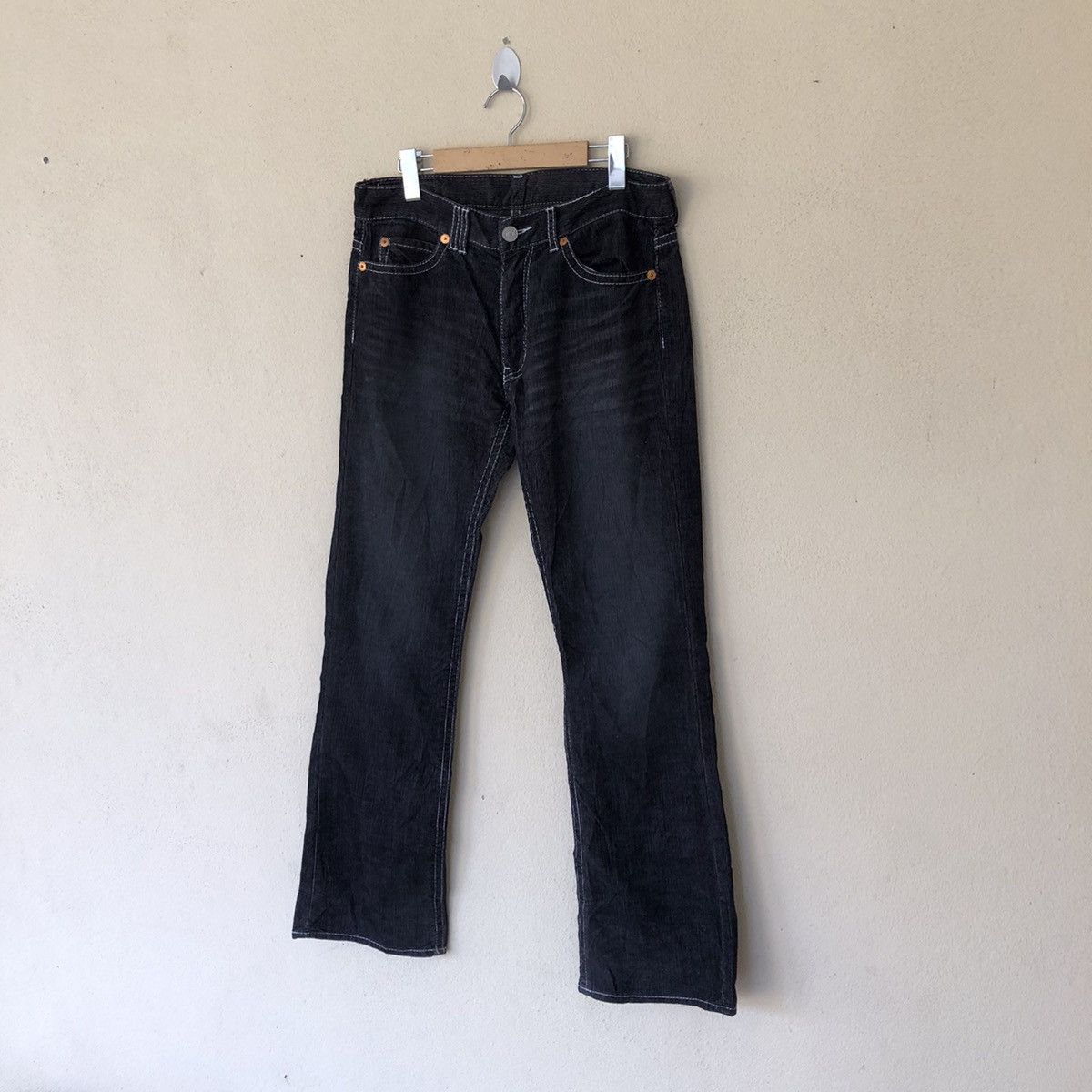 Japanese Brand CORDUROY PANT CRACK WASH BOBSON Size US 32 / EU 48 - 2 Thumbnail