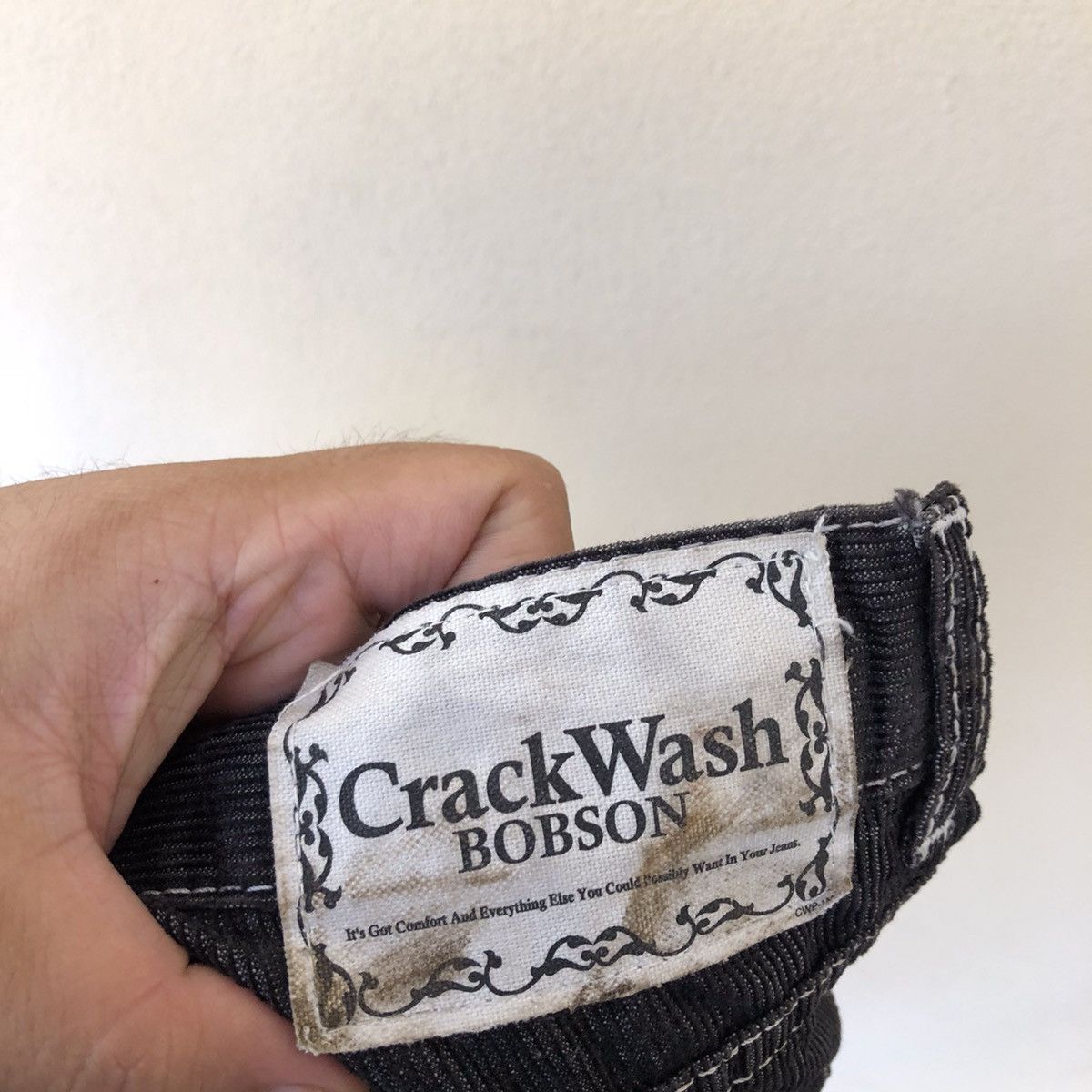 Japanese Brand CORDUROY PANT CRACK WASH BOBSON Size US 32 / EU 48 - 9 Thumbnail
