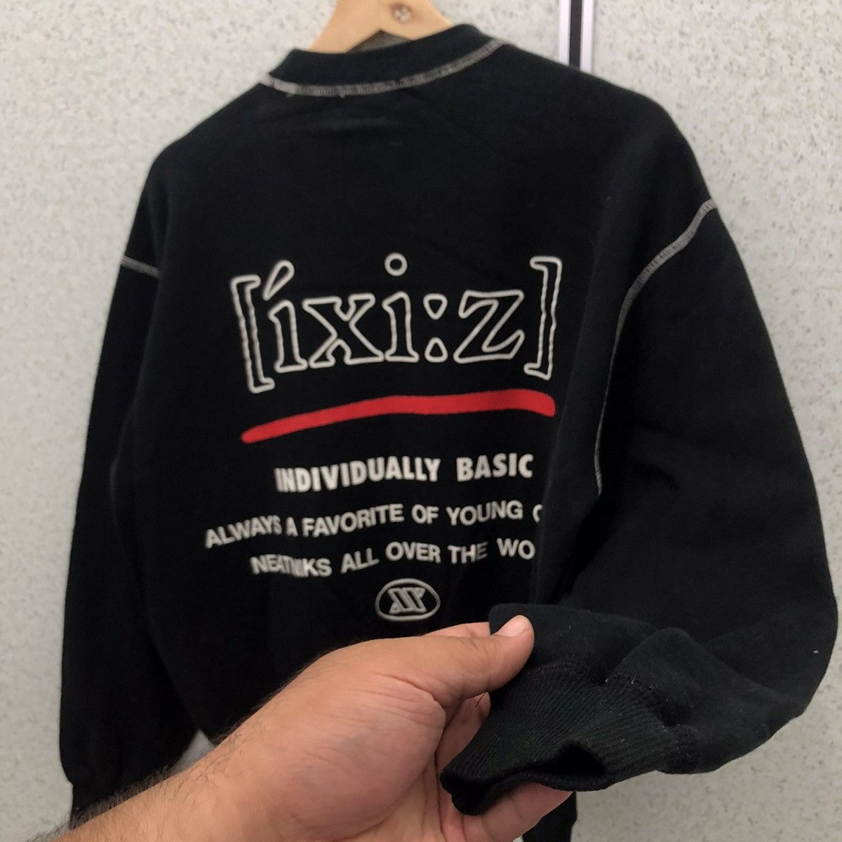 Japanese Brand [ixi;z] SWEATSHIRT BIG LOGO MADE IN JAPAN HARD TO FIND Size US M / EU 48-50 / 2 - 8 Thumbnail