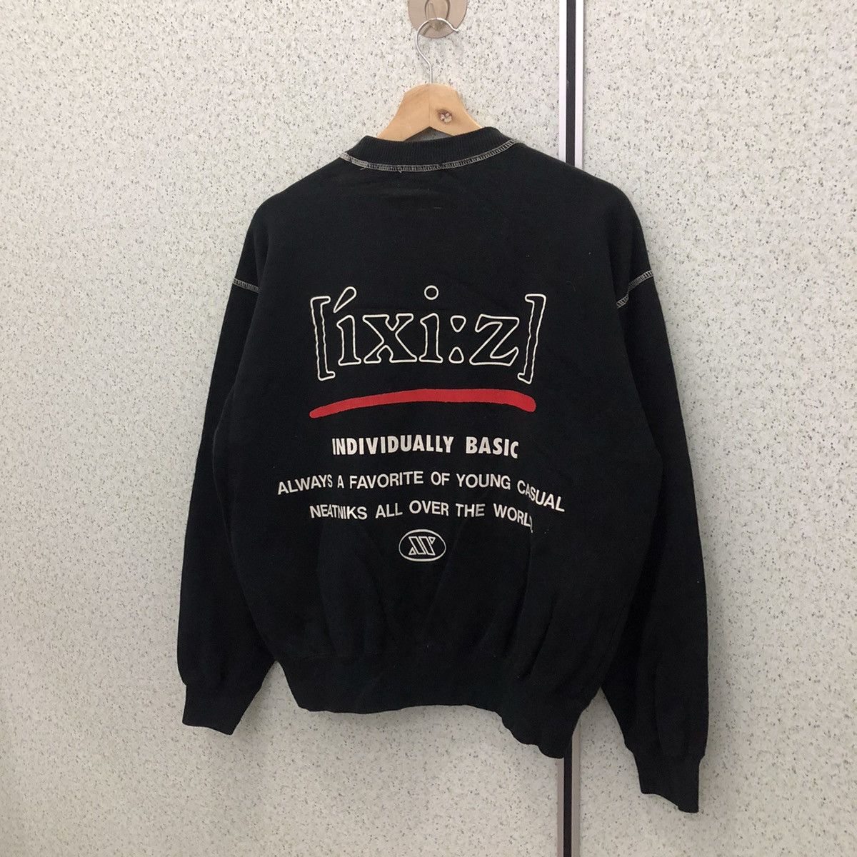 Japanese Brand [ixi;z] SWEATSHIRT BIG LOGO MADE IN JAPAN HARD TO FIND Size US M / EU 48-50 / 2 - 4 Thumbnail