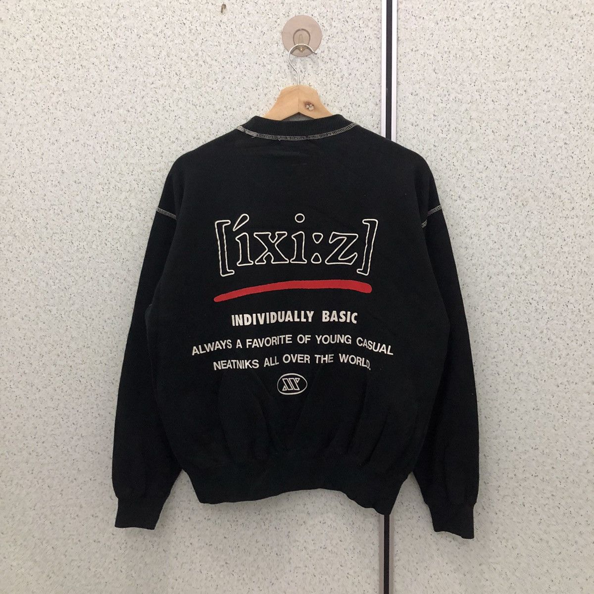 Japanese Brand [ixi;z] SWEATSHIRT BIG LOGO MADE IN JAPAN HARD TO FIND Size US M / EU 48-50 / 2 - 1 Thumbnail