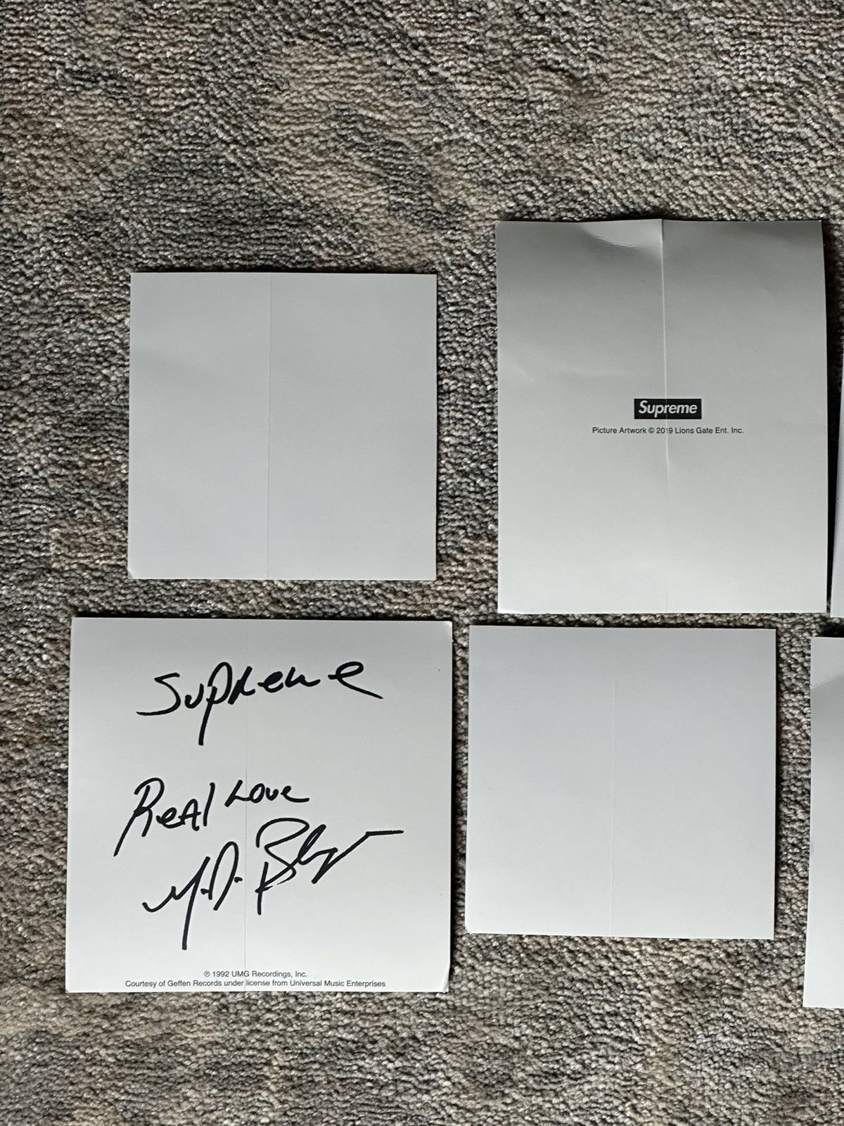 Supreme 6x Supreme Stickers Lot Damaged Size ONE SIZE - 5 Thumbnail