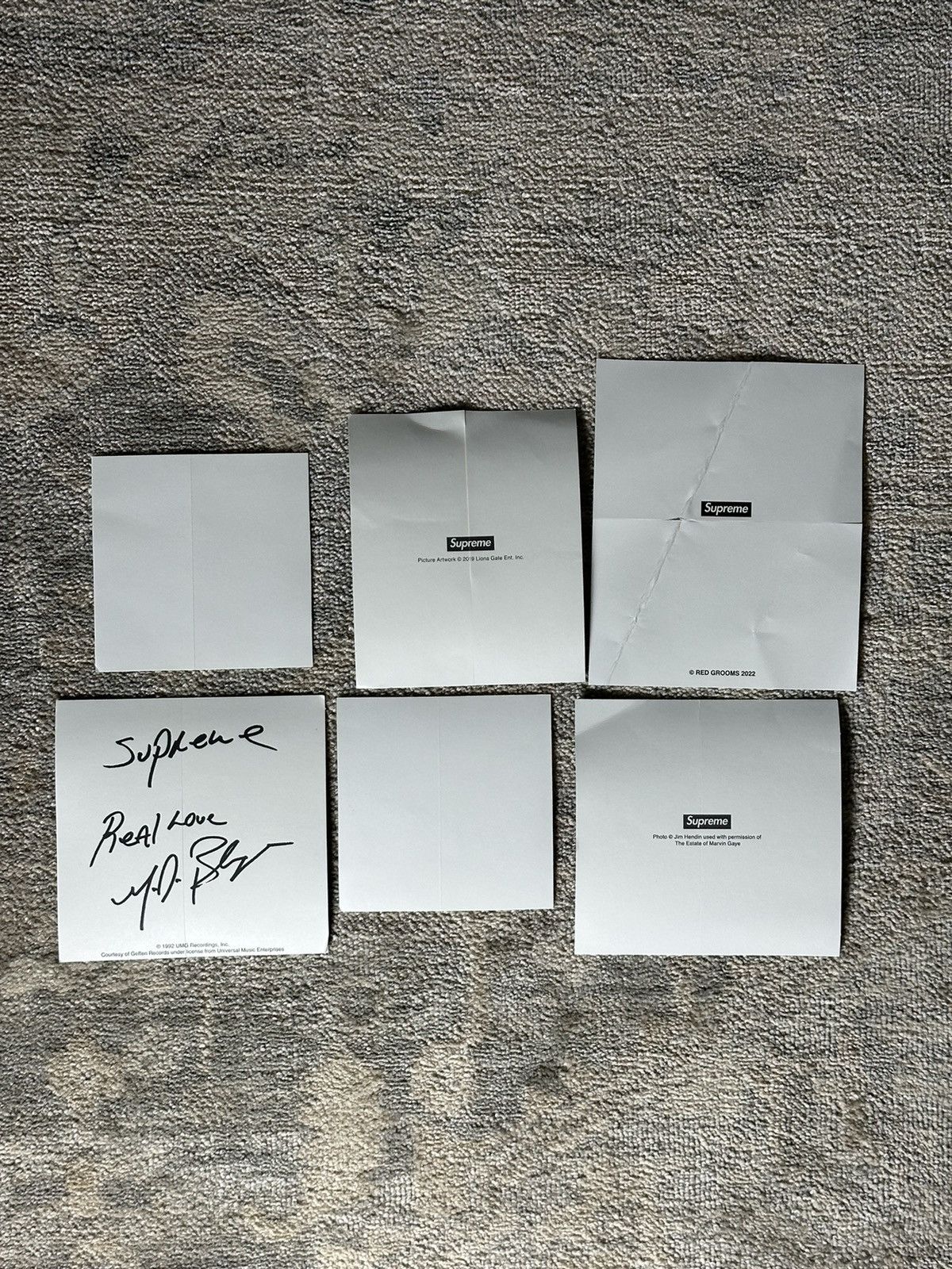 Supreme 6x Supreme Stickers Lot Damaged Size ONE SIZE - 4 Thumbnail