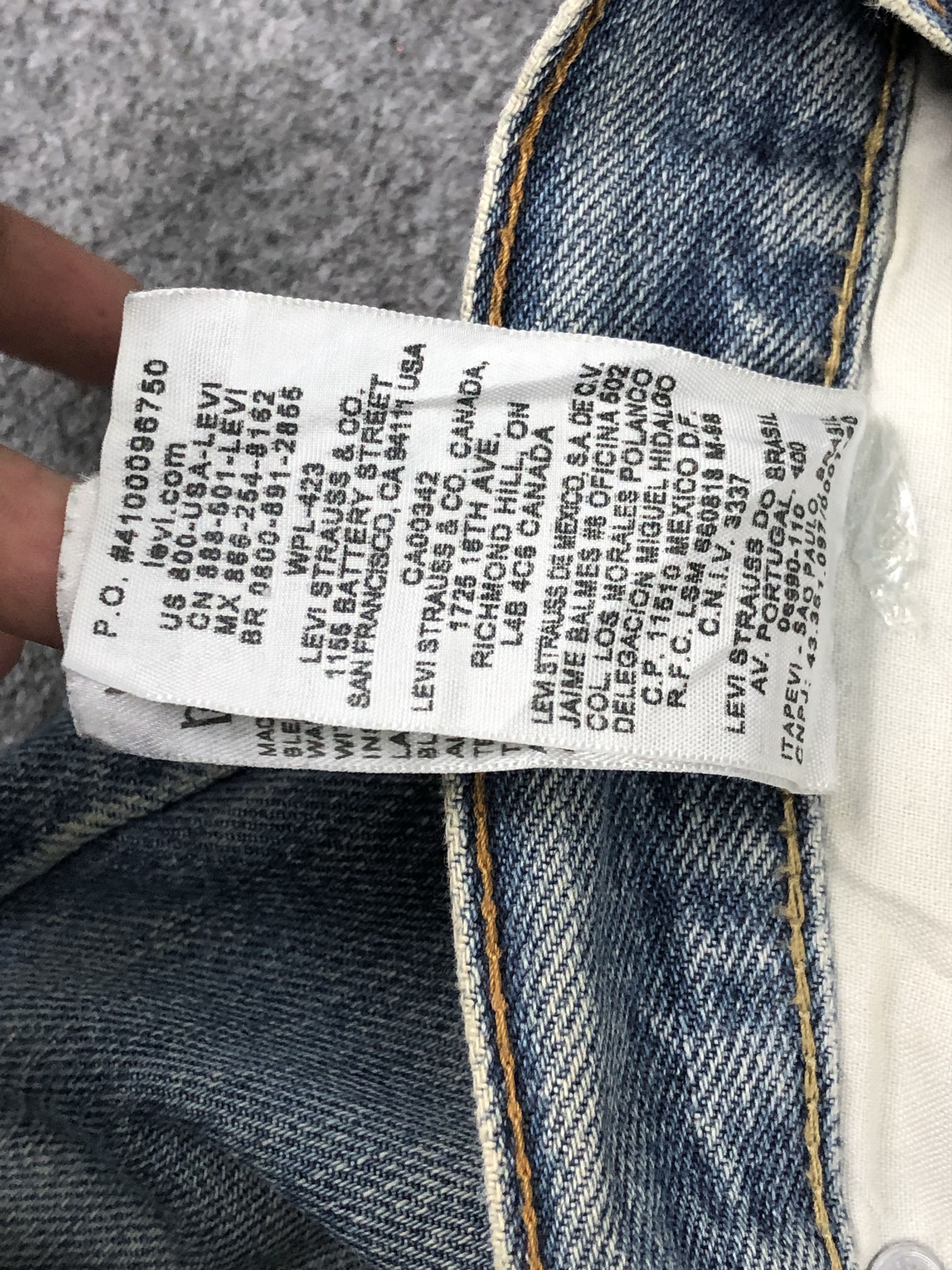 Levi's × Vintage Vintage Levis 505 Faded Blue Jeans DP1458 Size US 37 - 10 Thumbnail