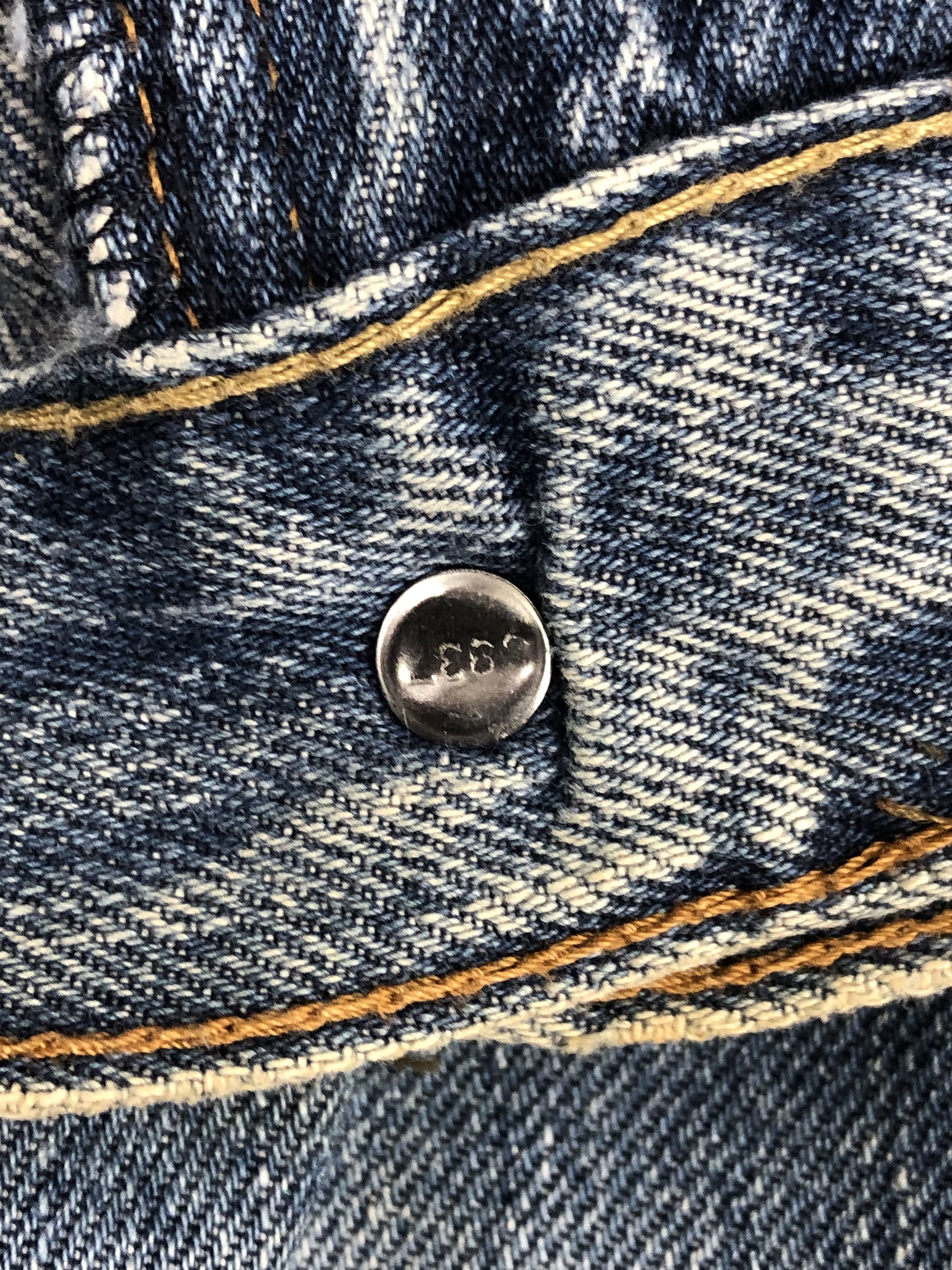 Levi's × Vintage Vintage Levis 505 Faded Blue Jeans DP1458 Size US 37 - 13 Thumbnail
