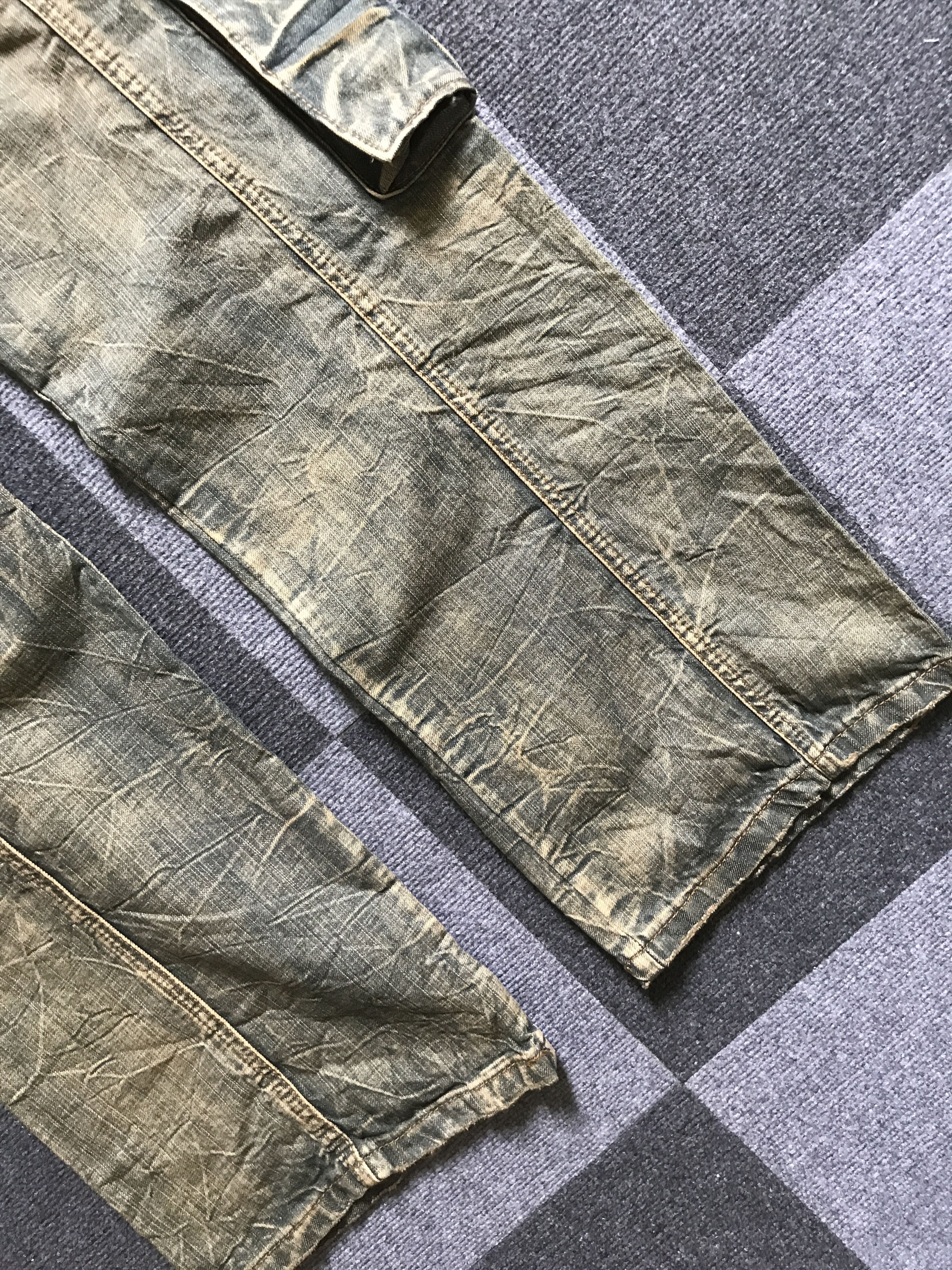 Seditionaries 💥BAGGY💥CP247 SLINK Seditionarie 3d Multipocket Baggy Jeans Size US 35 - 15 Thumbnail