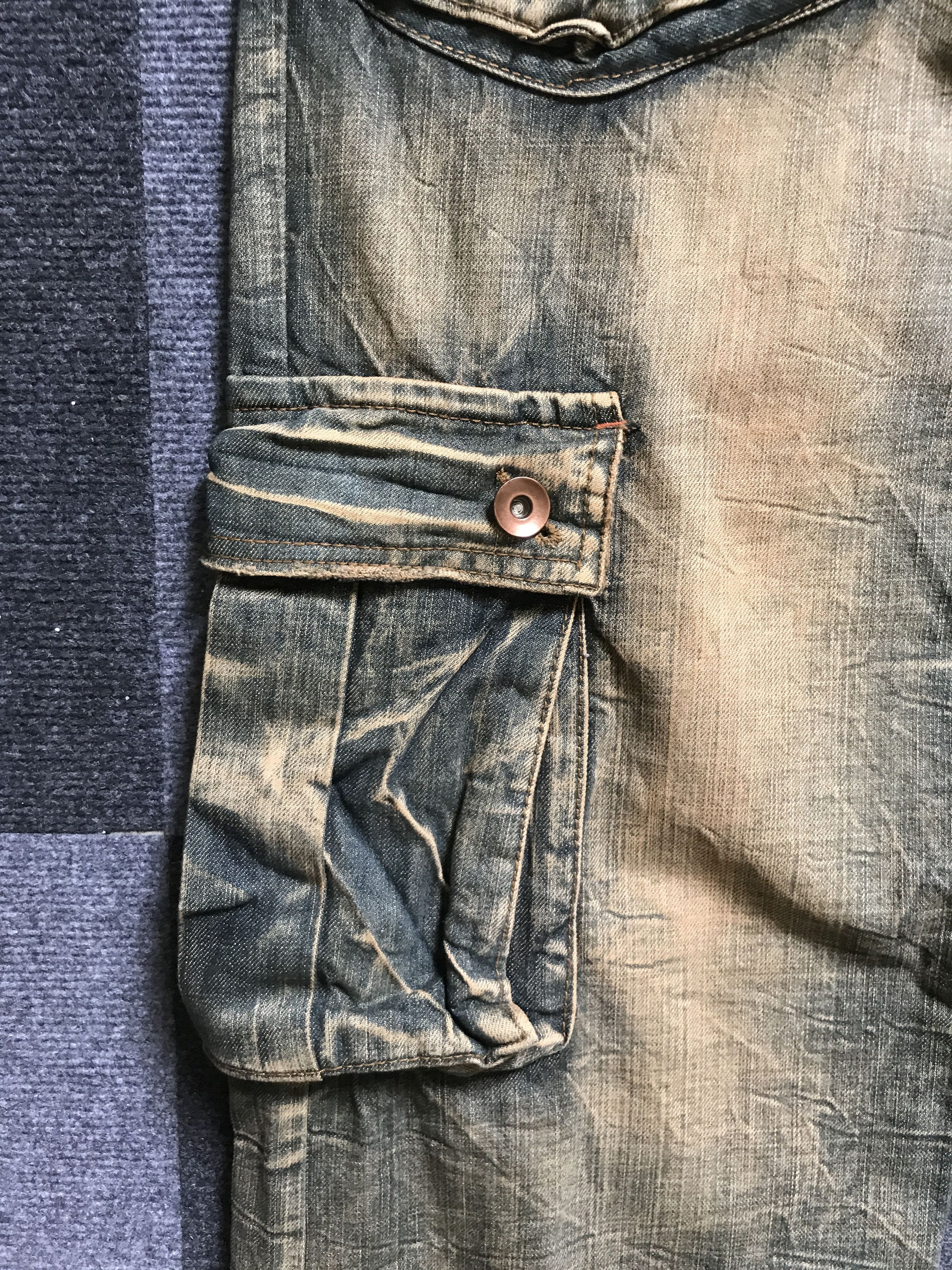 Seditionaries 💥BAGGY💥CP247 SLINK Seditionarie 3d Multipocket Baggy Jeans Size US 35 - 11 Thumbnail