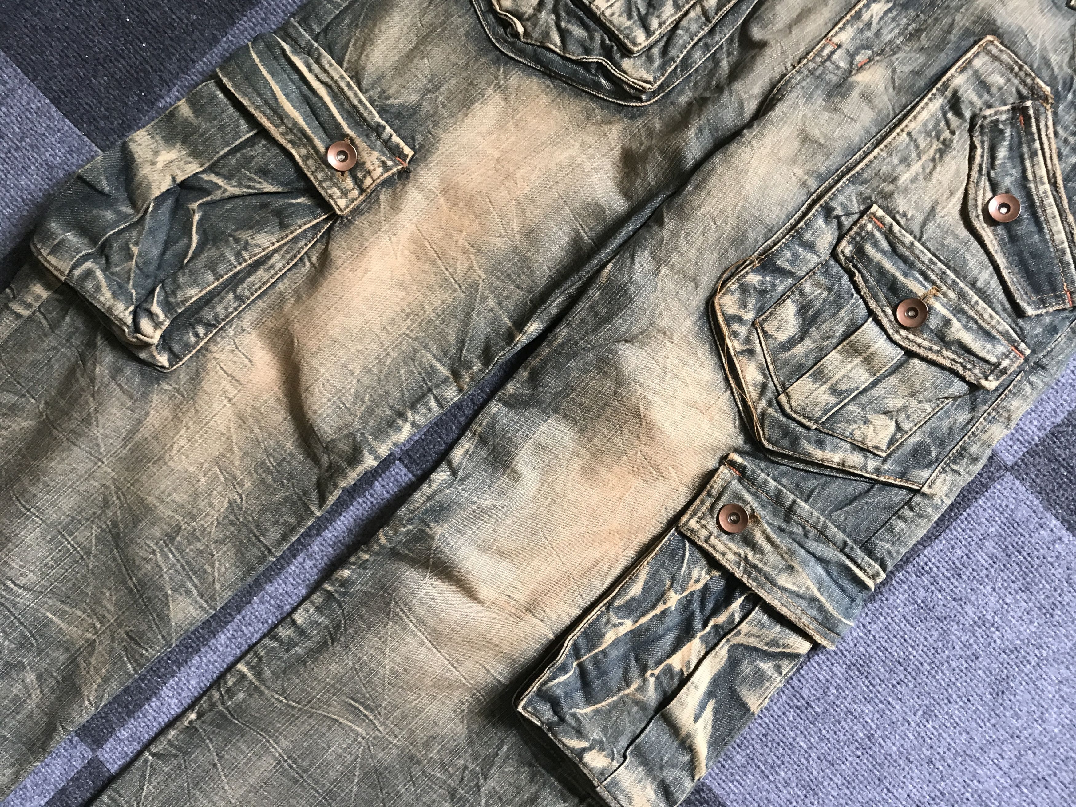 Seditionaries 💥BAGGY💥CP247 SLINK Seditionarie 3d Multipocket Baggy Jeans Size US 35 - 5 Thumbnail