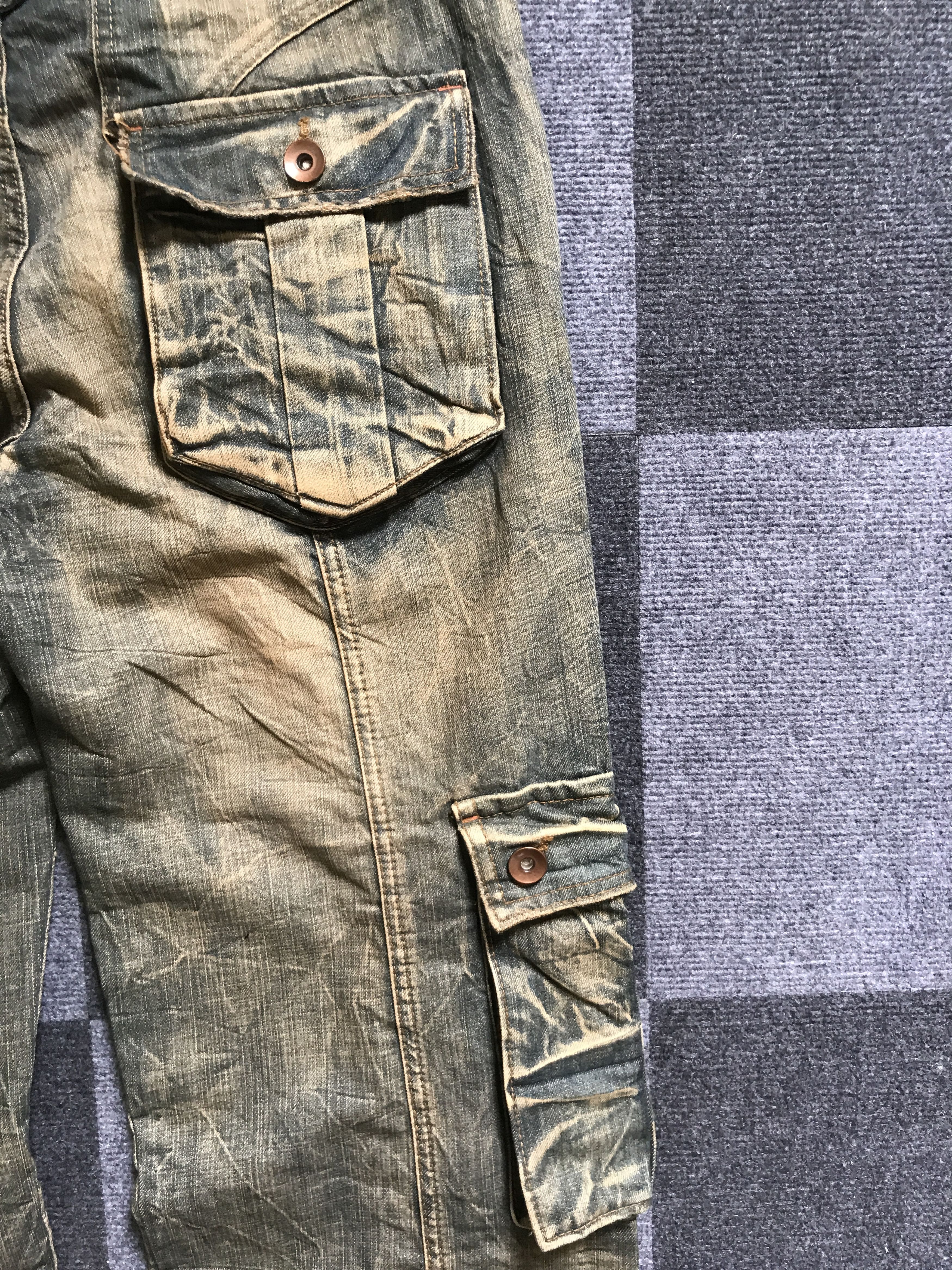 Seditionaries 💥BAGGY💥CP247 SLINK Seditionarie 3d Multipocket Baggy Jeans Size US 35 - 16 Thumbnail