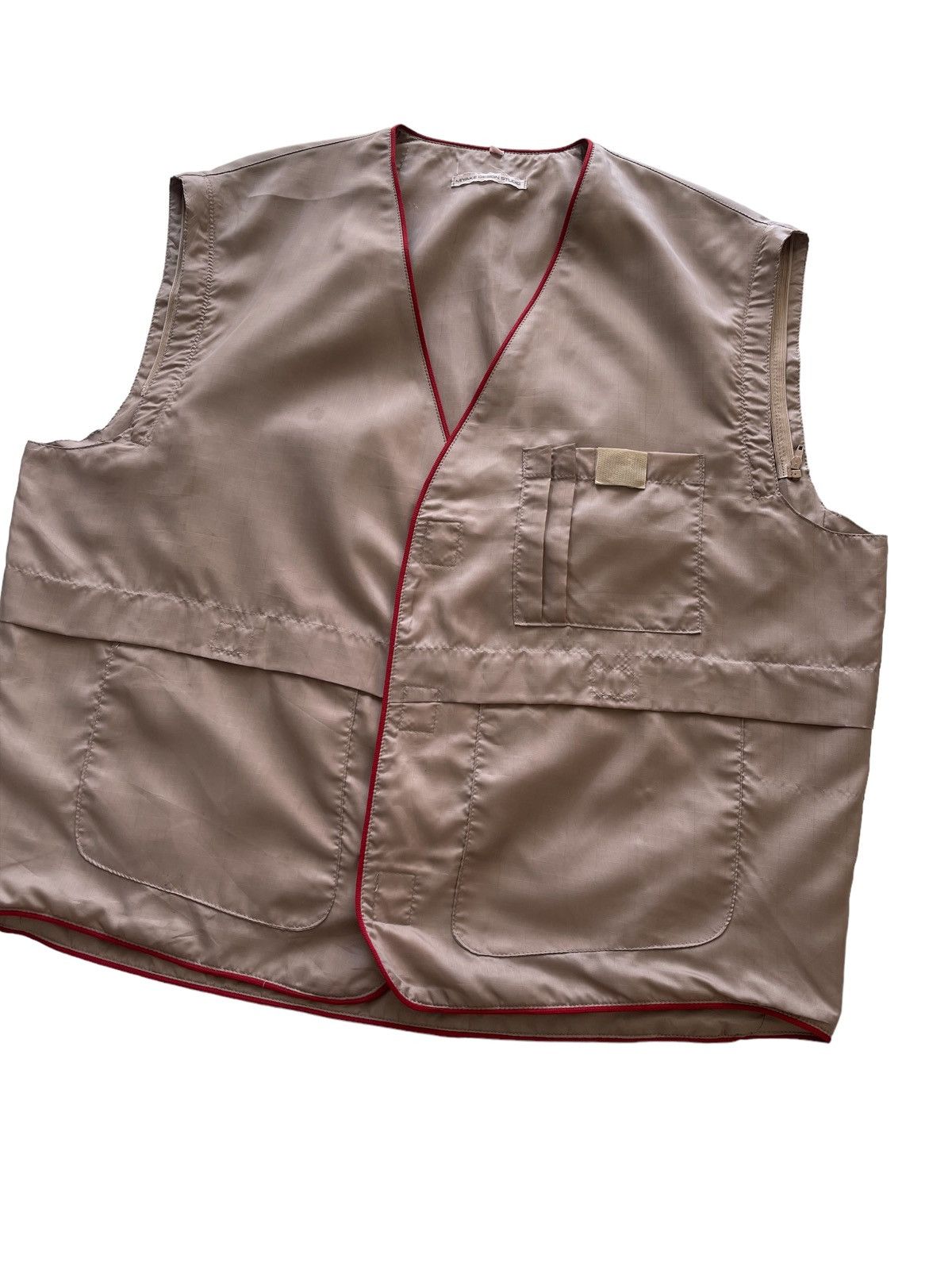 Issey Miyake 1980s SAMPLE ❗️Issey Miyake Design Studio Nylon Vest Size US L / EU 52-54 / 3 - 9 Thumbnail