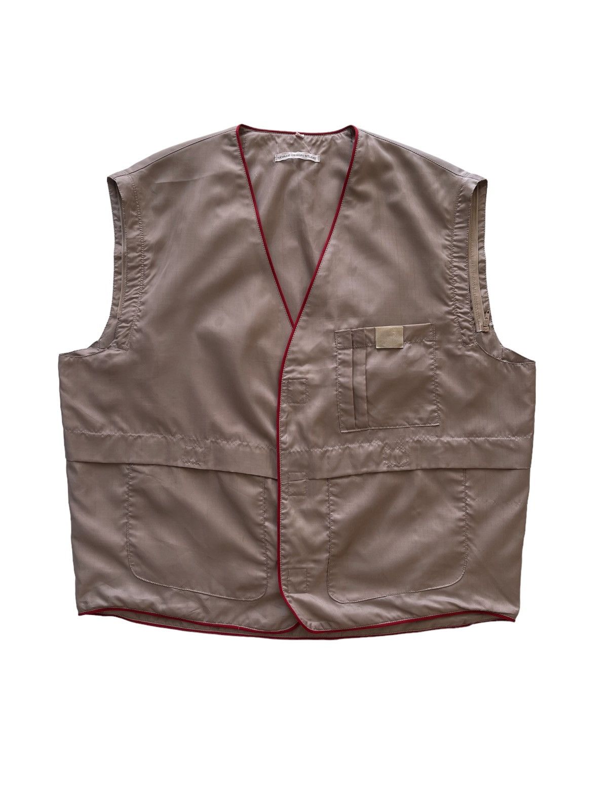 Issey Miyake 1980s SAMPLE ❗️Issey Miyake Design Studio Nylon Vest Size US L / EU 52-54 / 3 - 5 Thumbnail