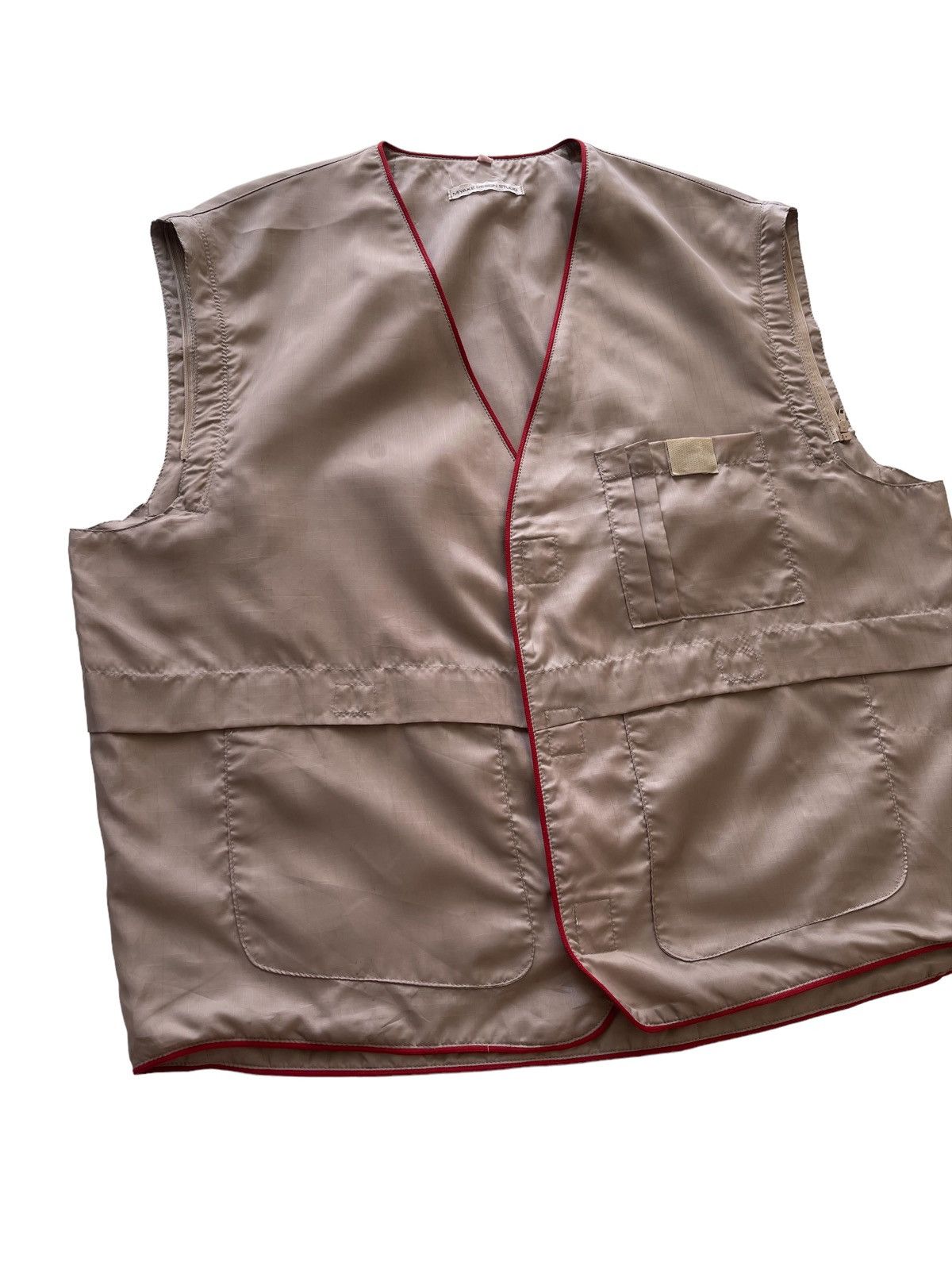 Issey Miyake 1980s SAMPLE ❗️Issey Miyake Design Studio Nylon Vest Size US L / EU 52-54 / 3 - 8 Thumbnail