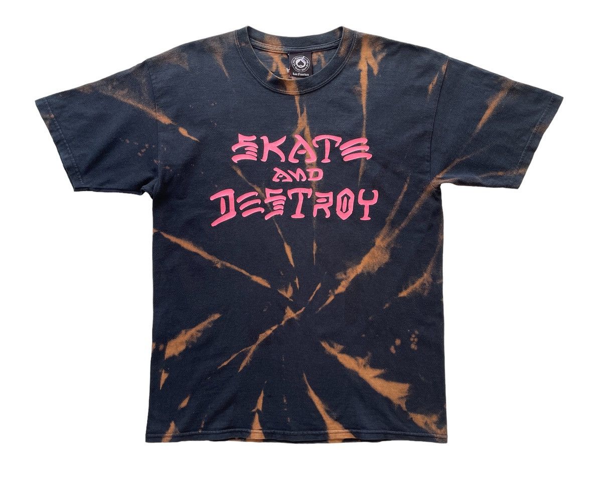 Thrasher Vintage Thrasher "skates and Destroy" Tie dye Shirt Size US L / EU 52-54 / 3 - 2 Thumbnail