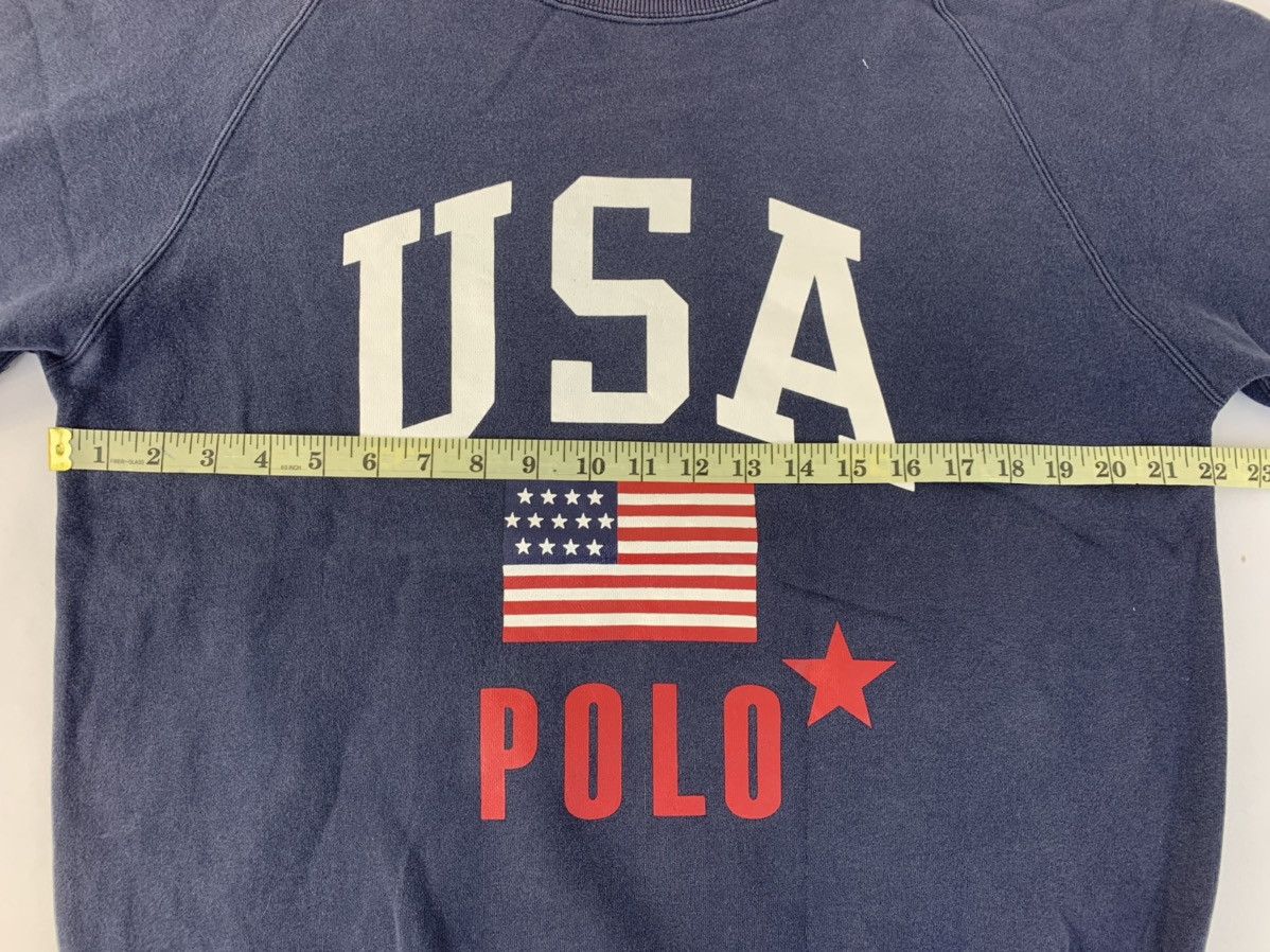 Polo Ralph Lauren 90s Polo By Ralph Lauren Usa Big Flag Logo Printed Crewneck Size US L / EU 52-54 / 3 - 4 Thumbnail