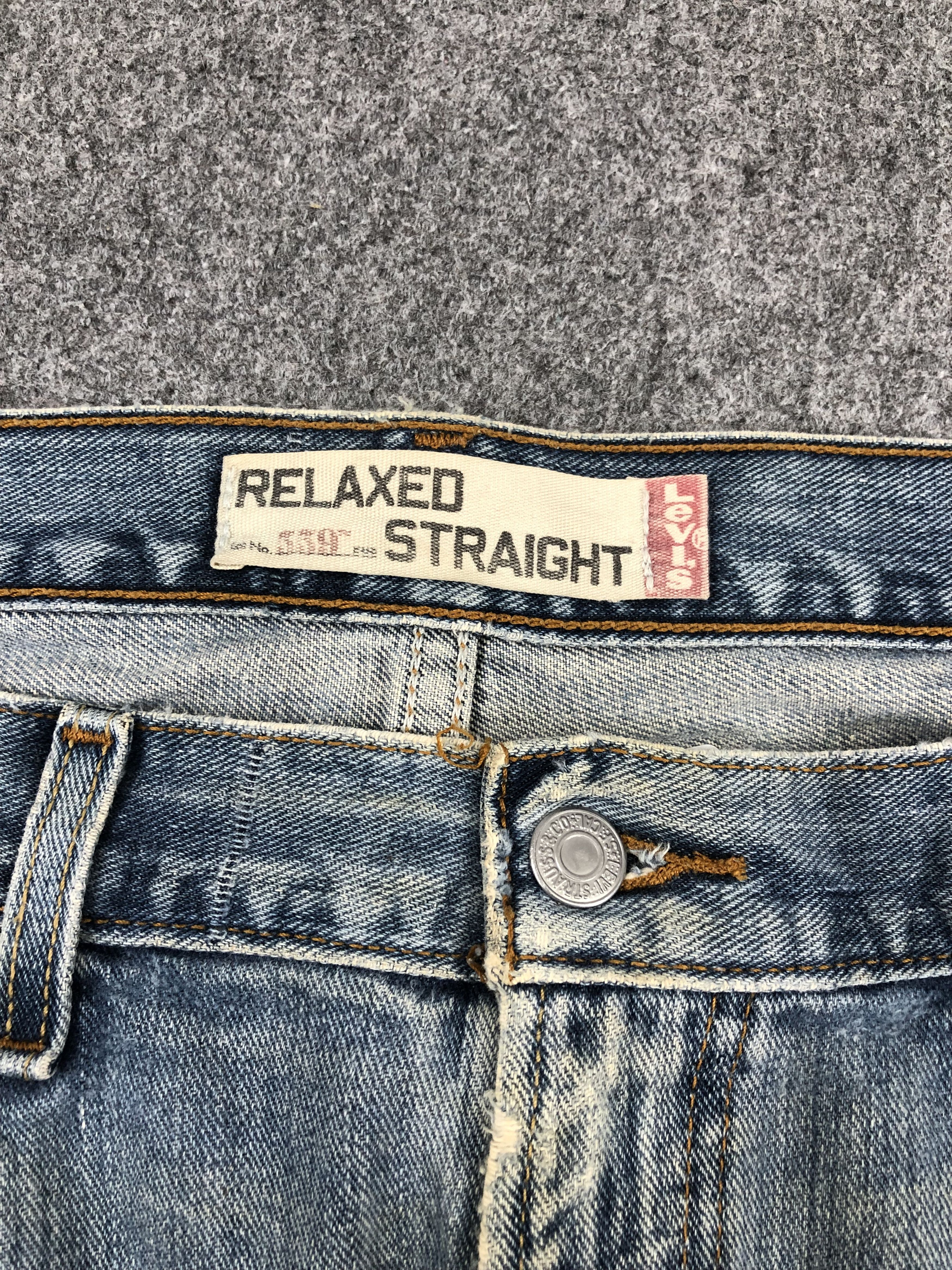 Levi's × Vintage Vintage Levis 559 Faded Blue Jeans Size US 38 / EU 54 - 10 Thumbnail
