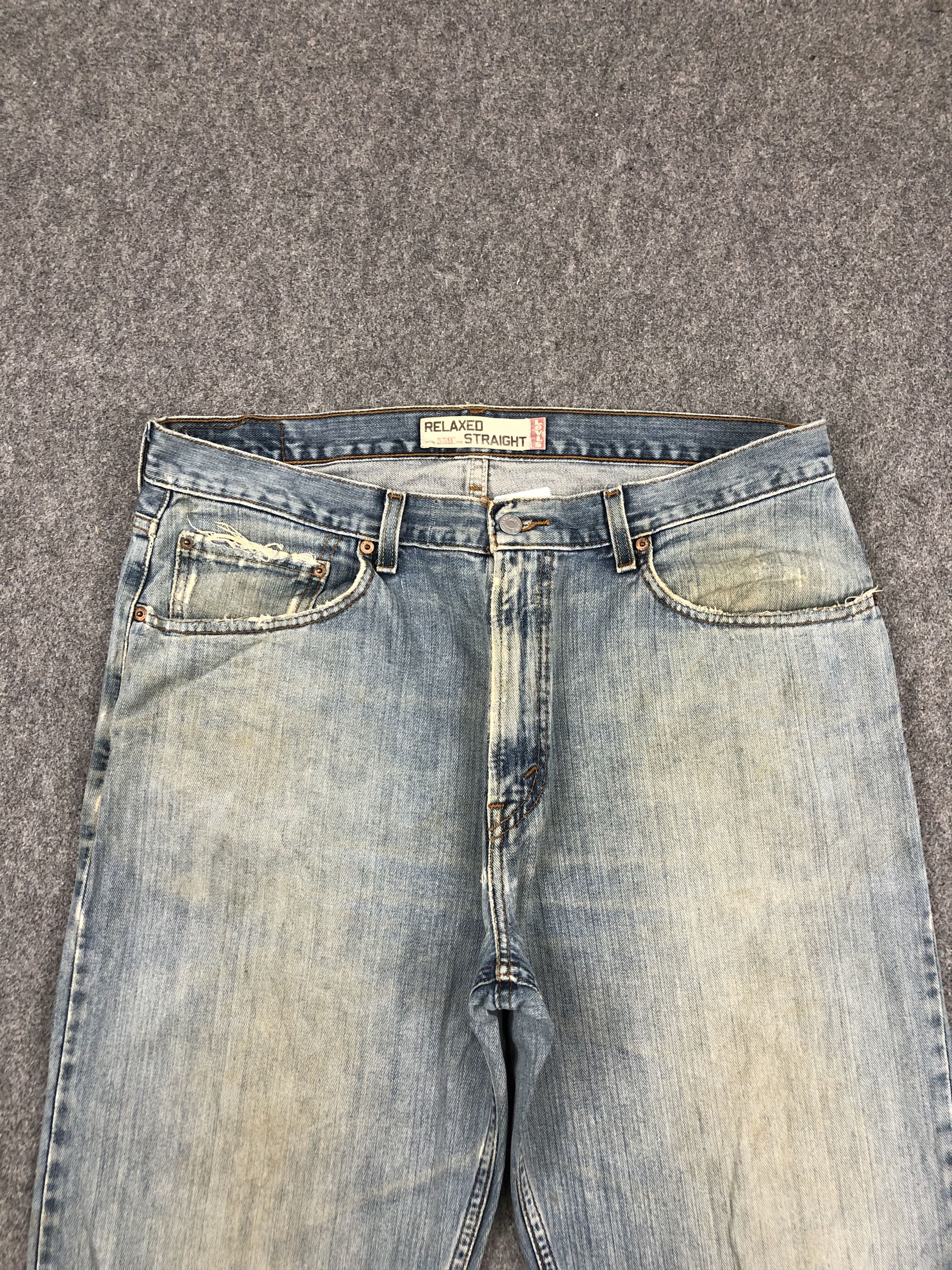 Levi's × Vintage Vintage Levis 559 Faded Blue Jeans Size US 38 / EU 54 - 2 Thumbnail