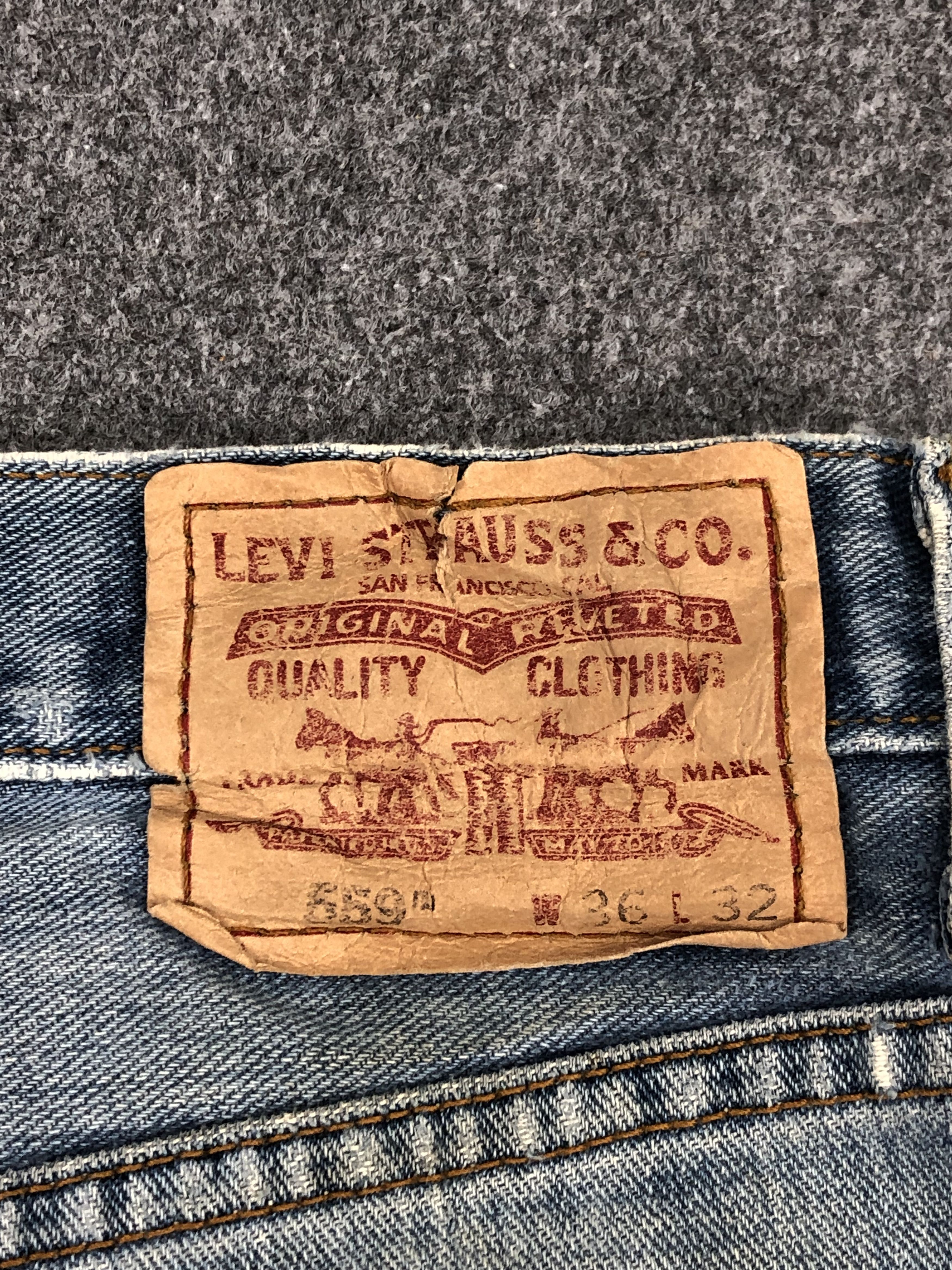 Levi's × Vintage Vintage Levis 559 Faded Blue Jeans Size US 38 / EU 54 - 5 Thumbnail