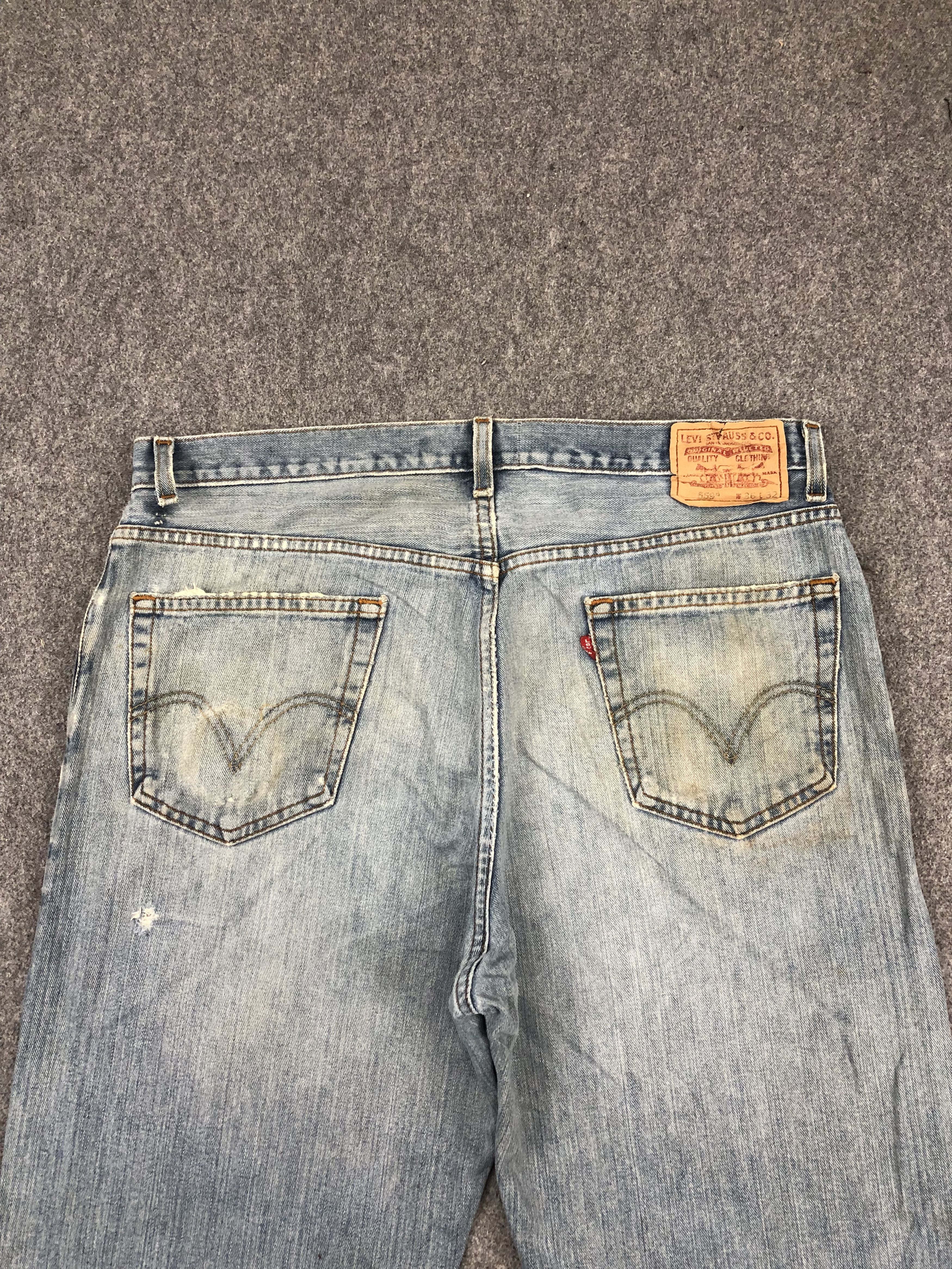 Levi's × Vintage Vintage Levis 559 Faded Blue Jeans Size US 38 / EU 54 - 4 Thumbnail