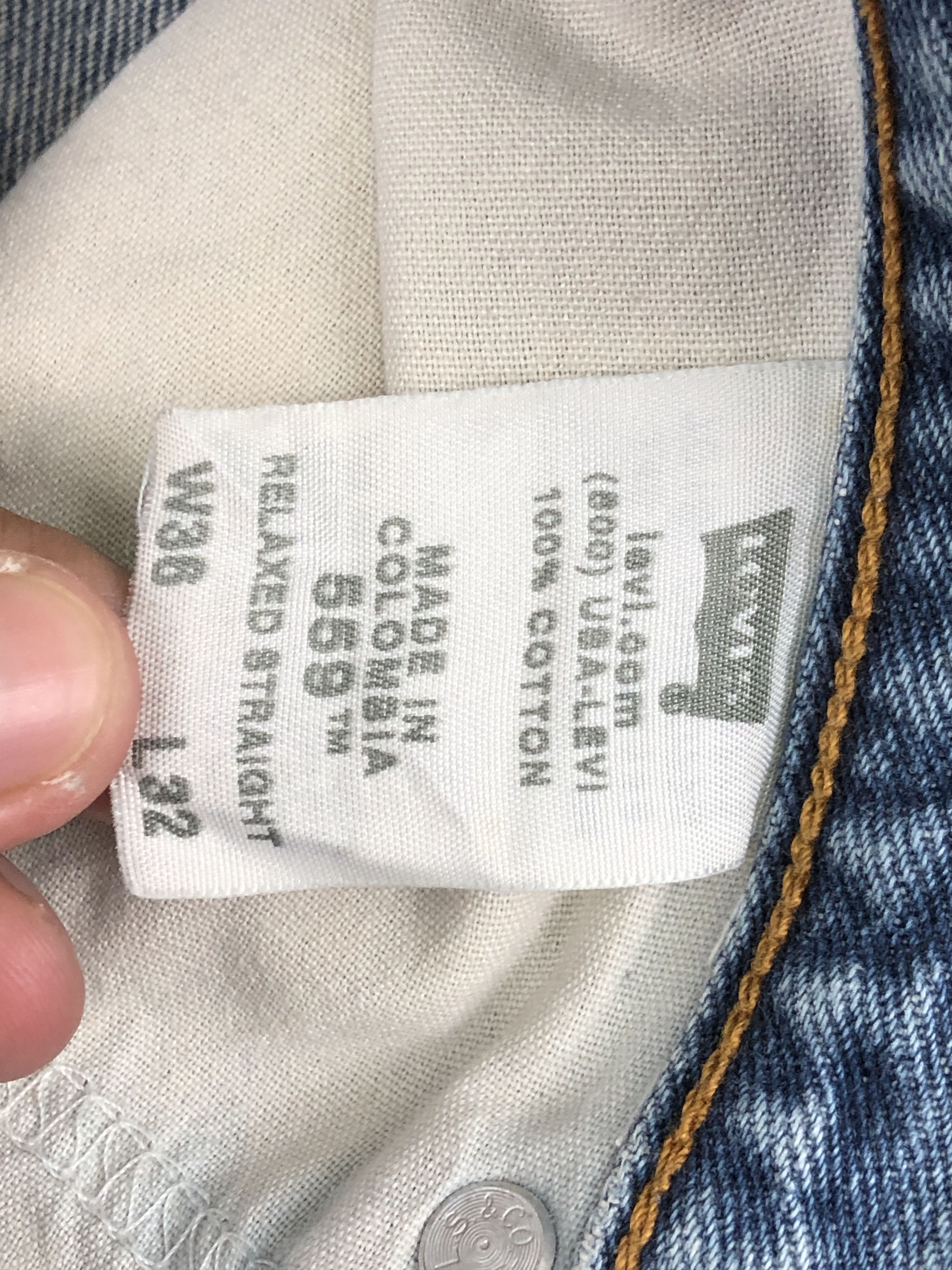 Levi's × Vintage Vintage Levis 559 Faded Blue Jeans Size US 38 / EU 54 - 9 Thumbnail