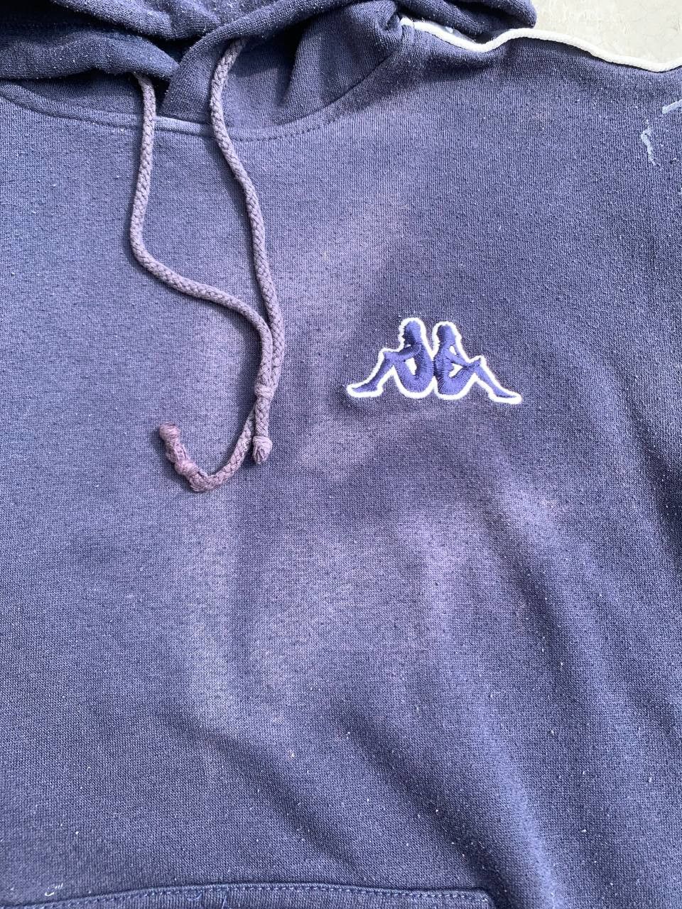 Kappa Vintage Kappa Sidetape Logo Sunfaded Hoodie Size S / US 4 / IT 40 - 6 Thumbnail