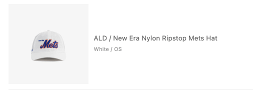 New Era ALD / New Era Nylon Ripstop Mets Hat | Grailed