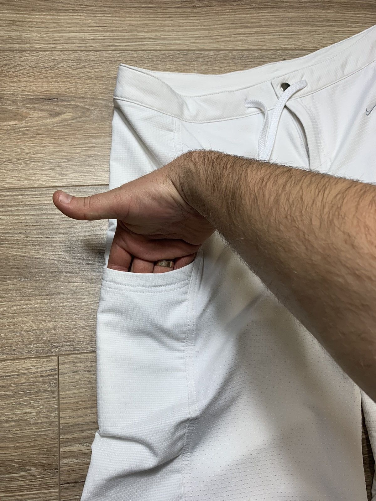 Nike × Vintage Vintage Nike Drill y2k Pants Bondage Size 34" / US 12 / IT 48 - 18 Thumbnail